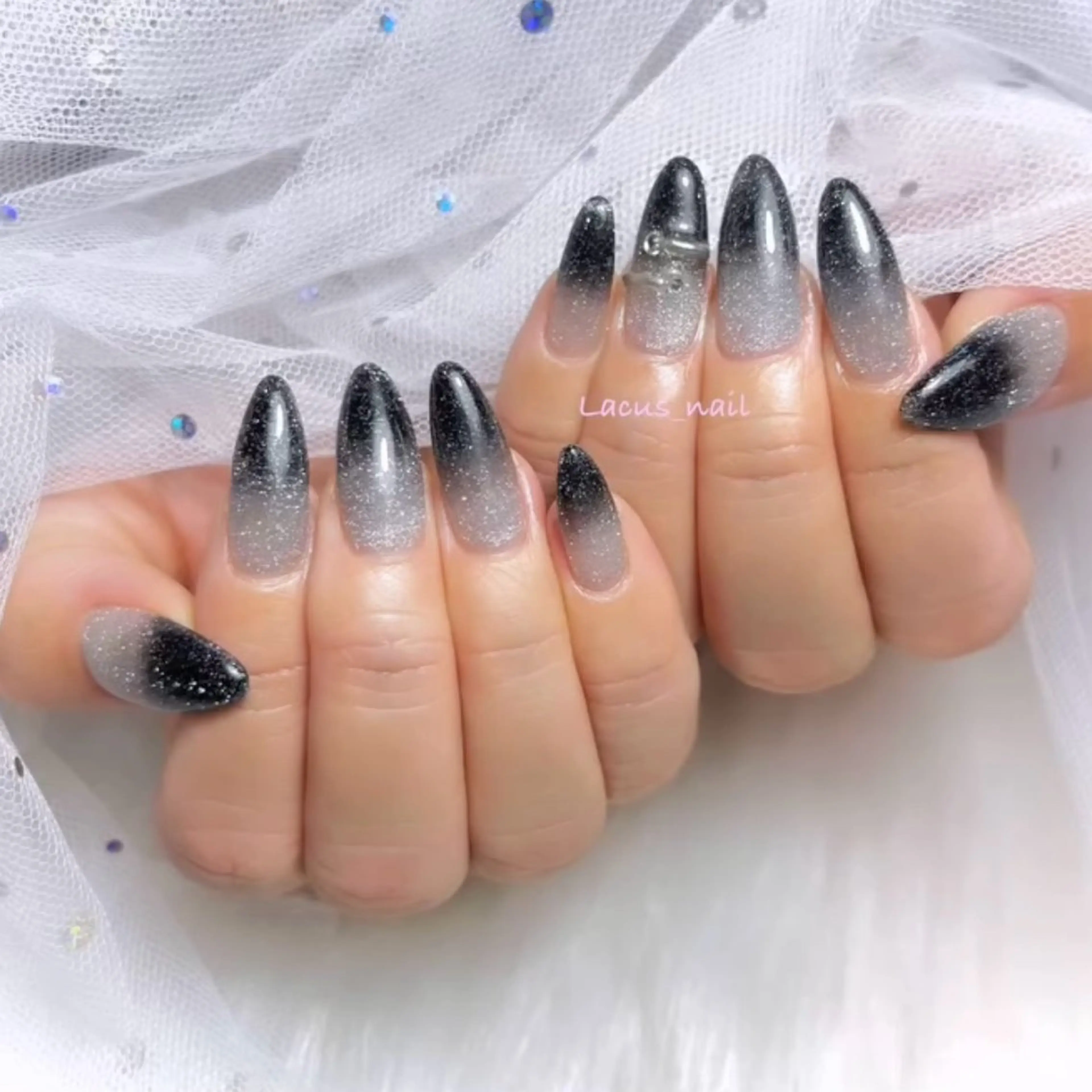 ネイル アートネイル スカルプネイル Nail Salon Lacusのネイルデザイン