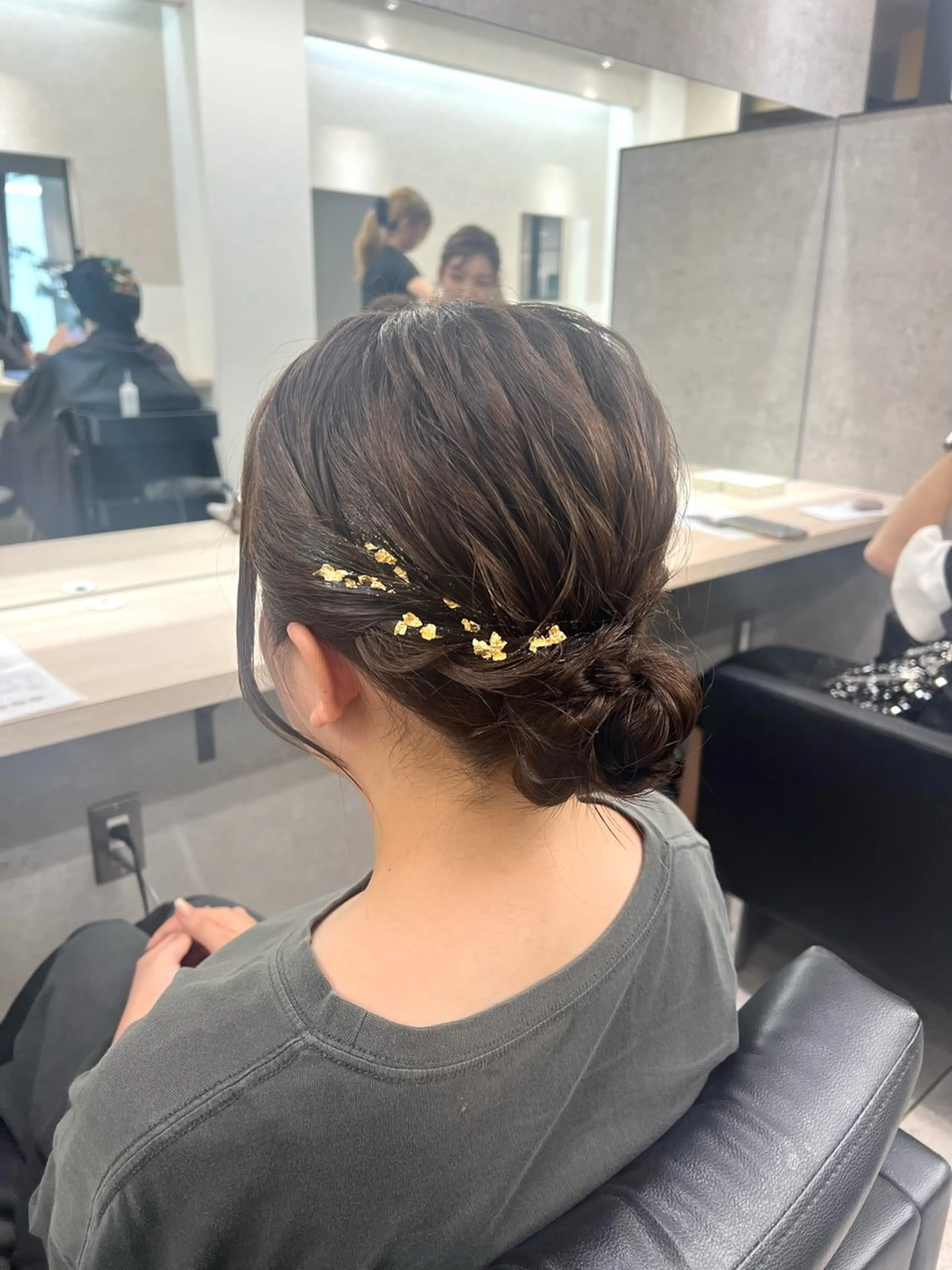 ミディアム ヘアセット GiseL 博多 ほのかのヘアスタイル
