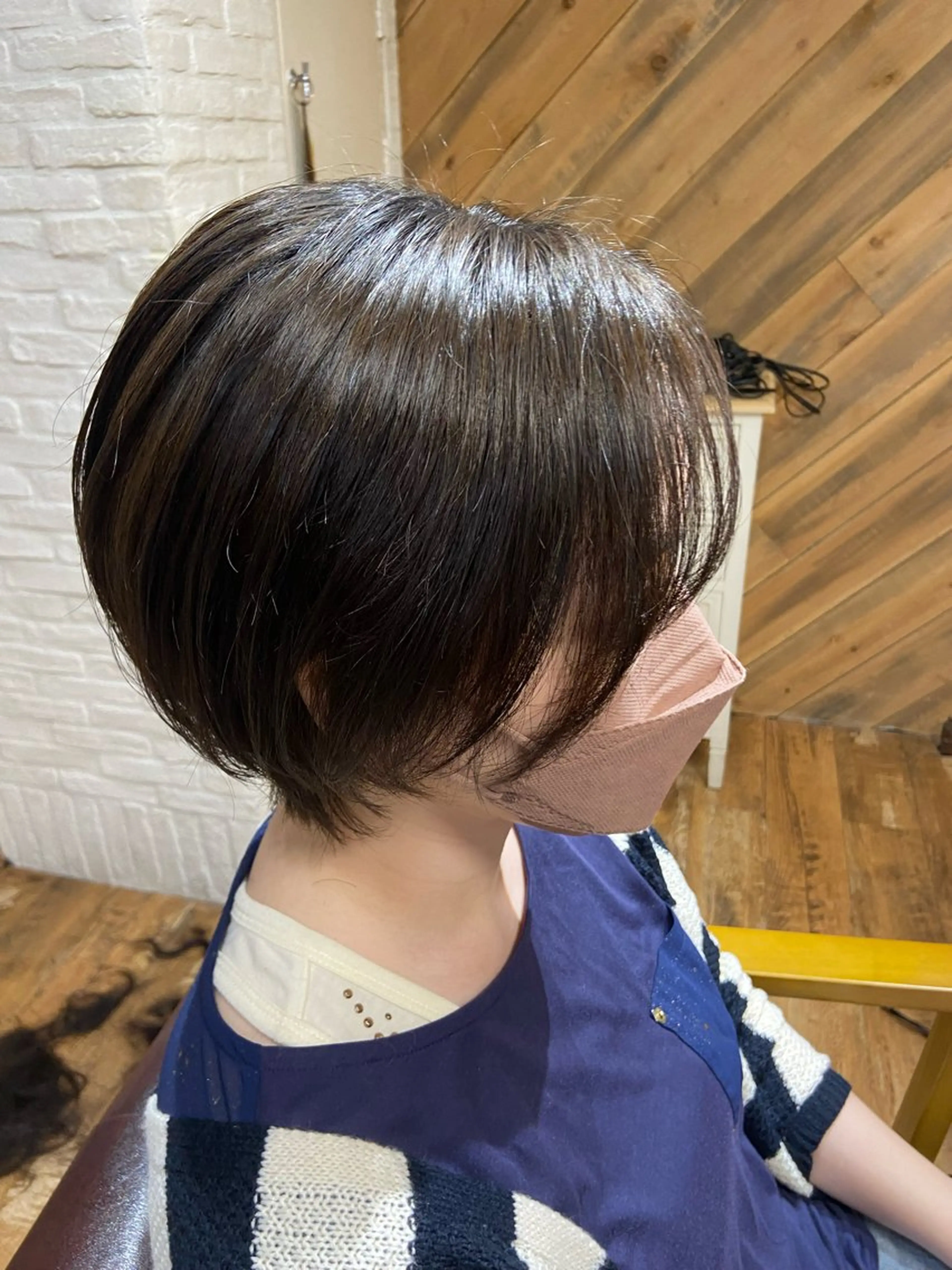 ショート ショートボブ ボブ ショートヘア 佐藤 美咲のヘアスタイル