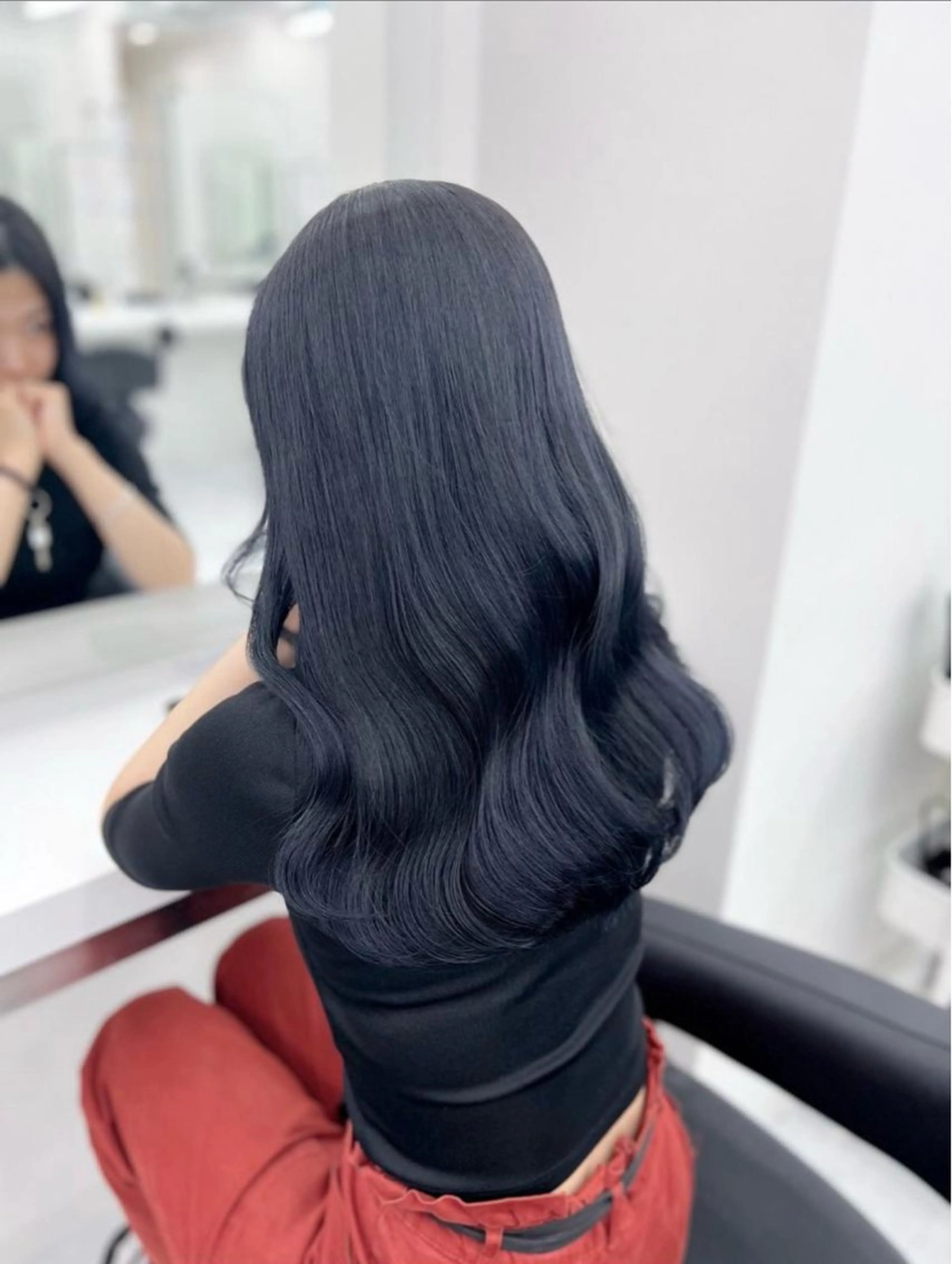 カラー ヘアカラー トリートメント 韓国風hair🖤 Maria🖤のヘアスタイル