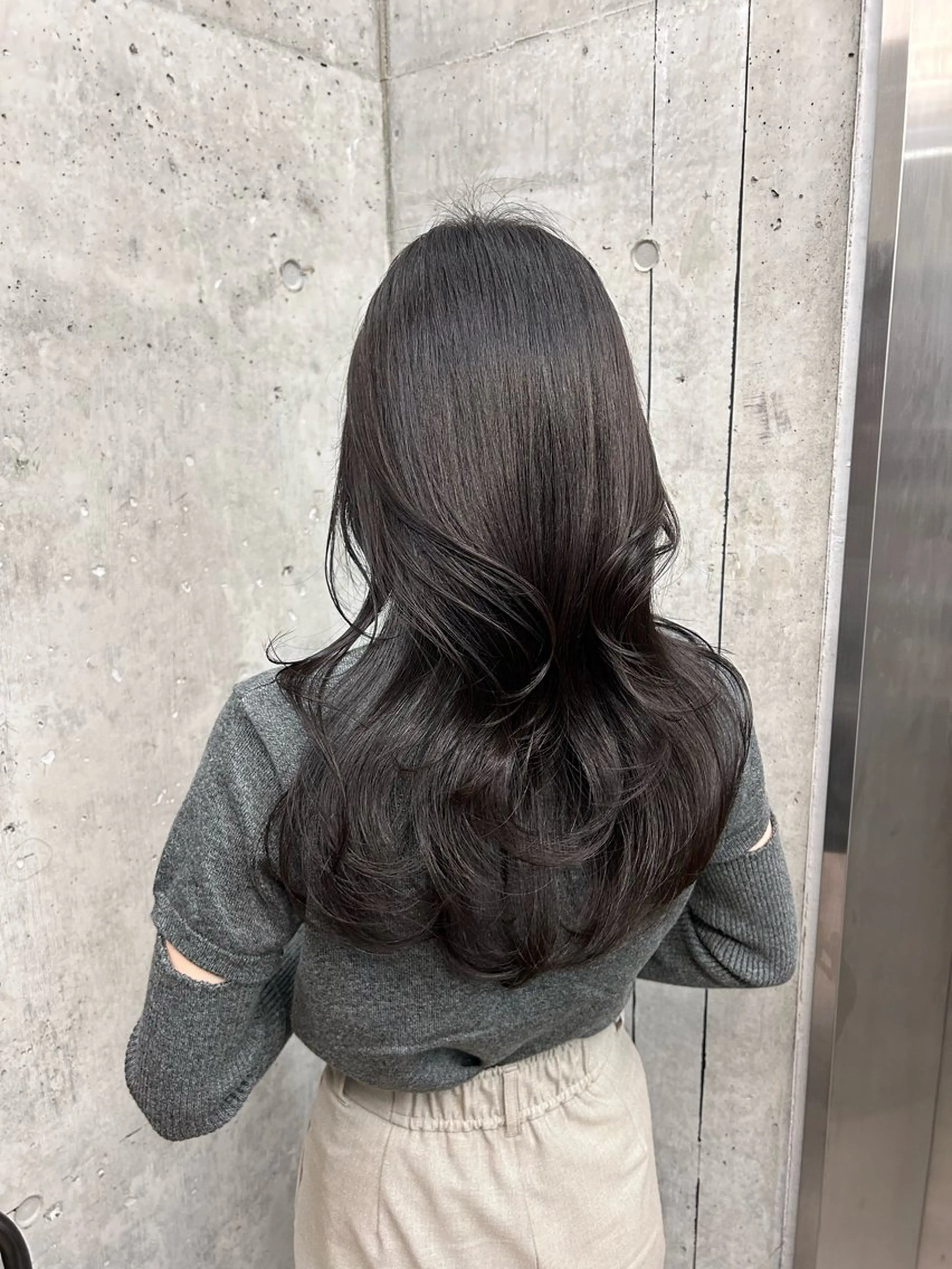 ロング カラー ヘアアレンジ ヘアカラー 垢抜け透明感カラー 指名No.1shunのヘアスタイル