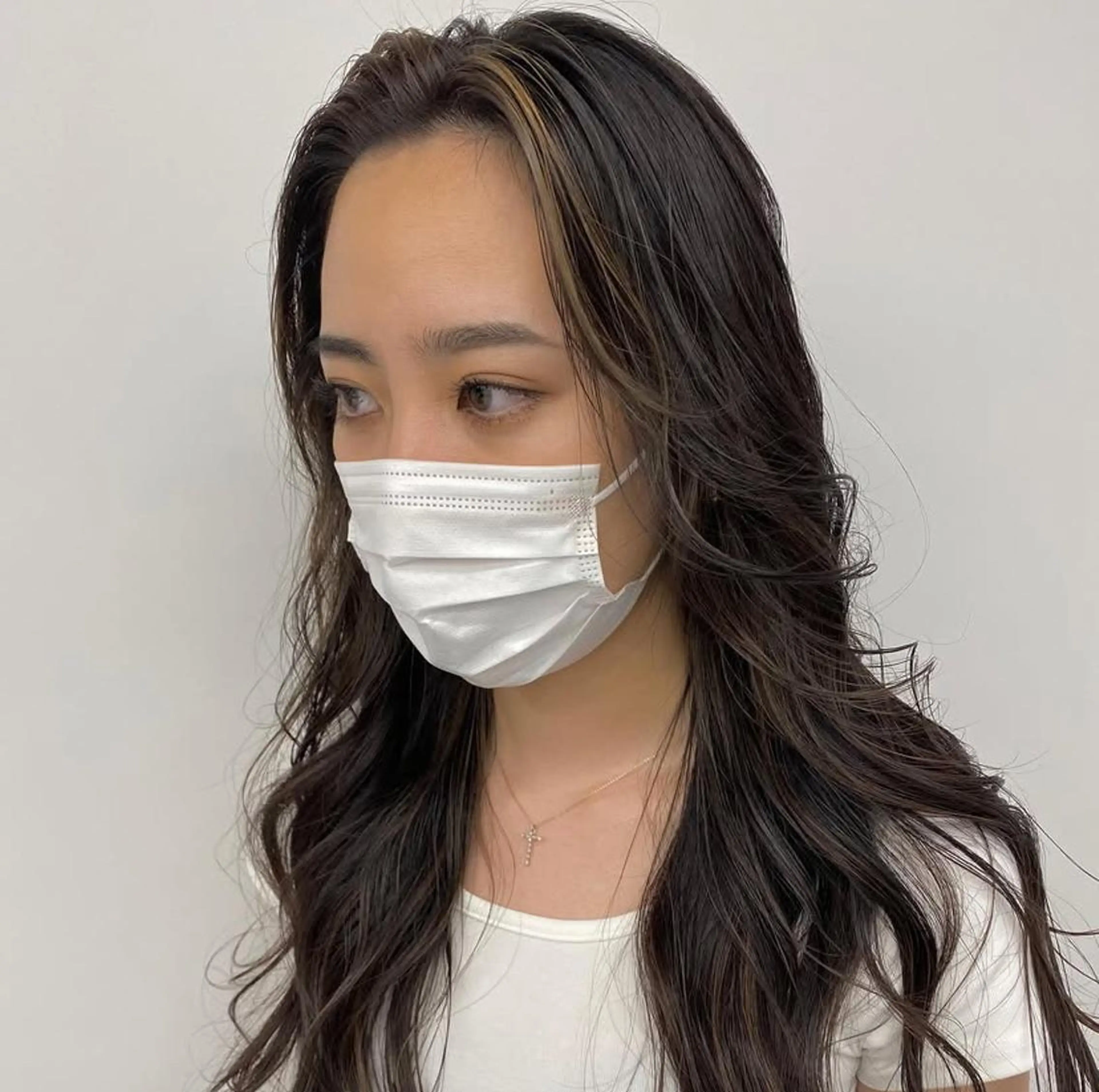 ロング カラー ヘアカラー トリートメント 韓国🫧髪質改善🫧 縮毛矯正🫧陽菜🫧のヘアスタイル