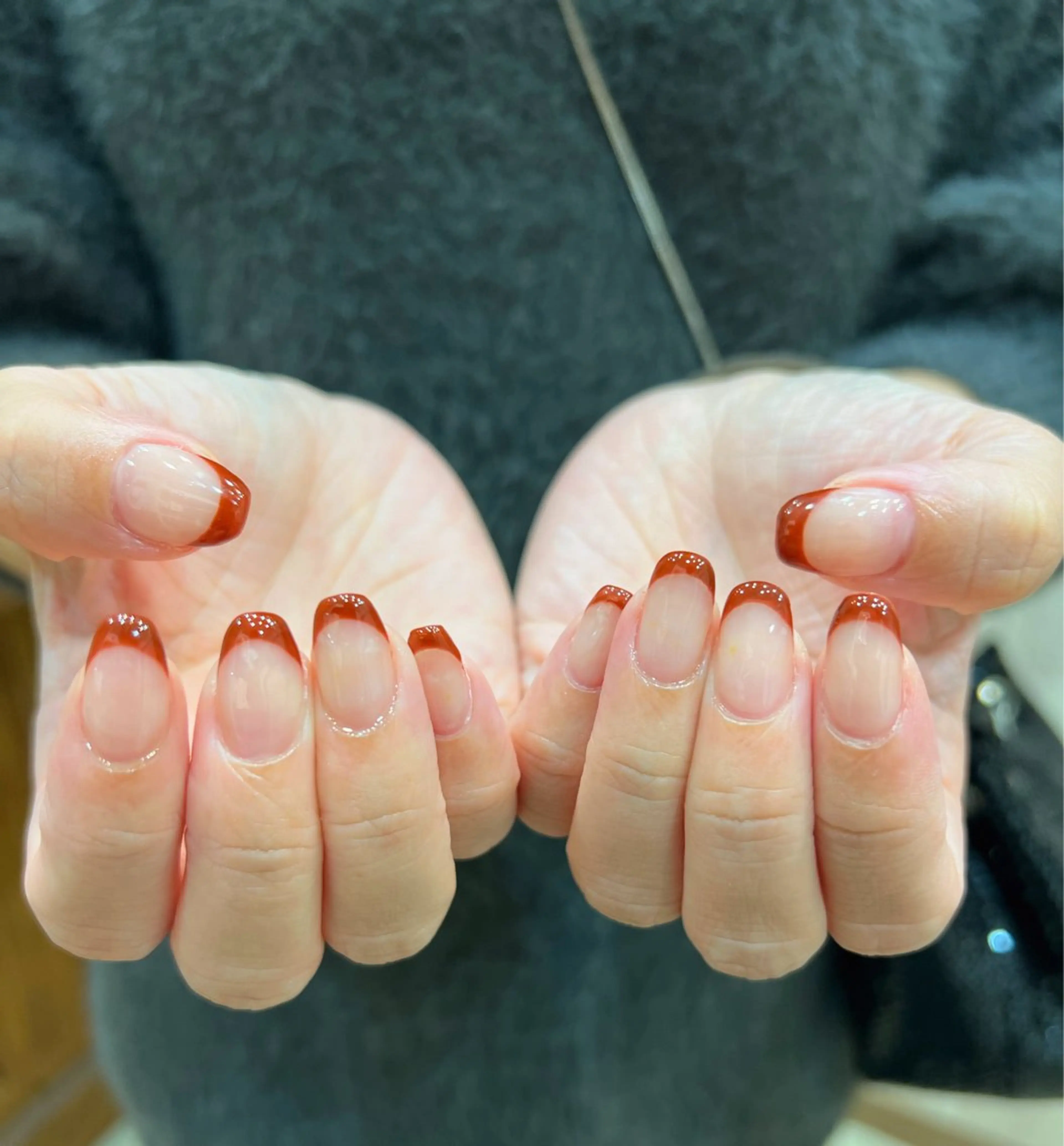 メンズ ネイル フレンチネイル ハンドネイル ヘアメイクネイリスト 💄💅hidemiのネイルデザイン