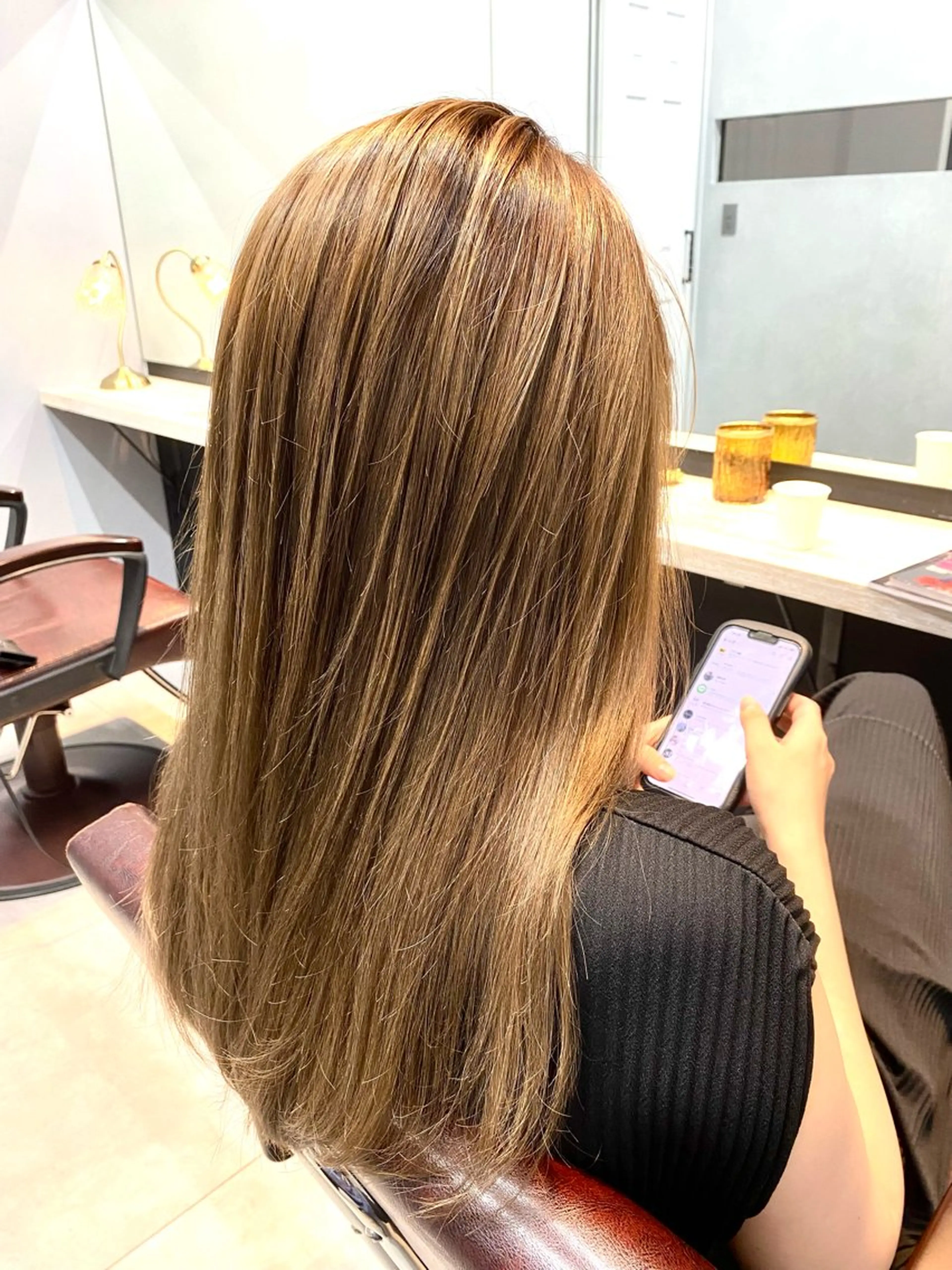 セミロング カラー ヘアカラー ✨透明感カラー✨ ✂️kouki✂️のヘアスタイル
