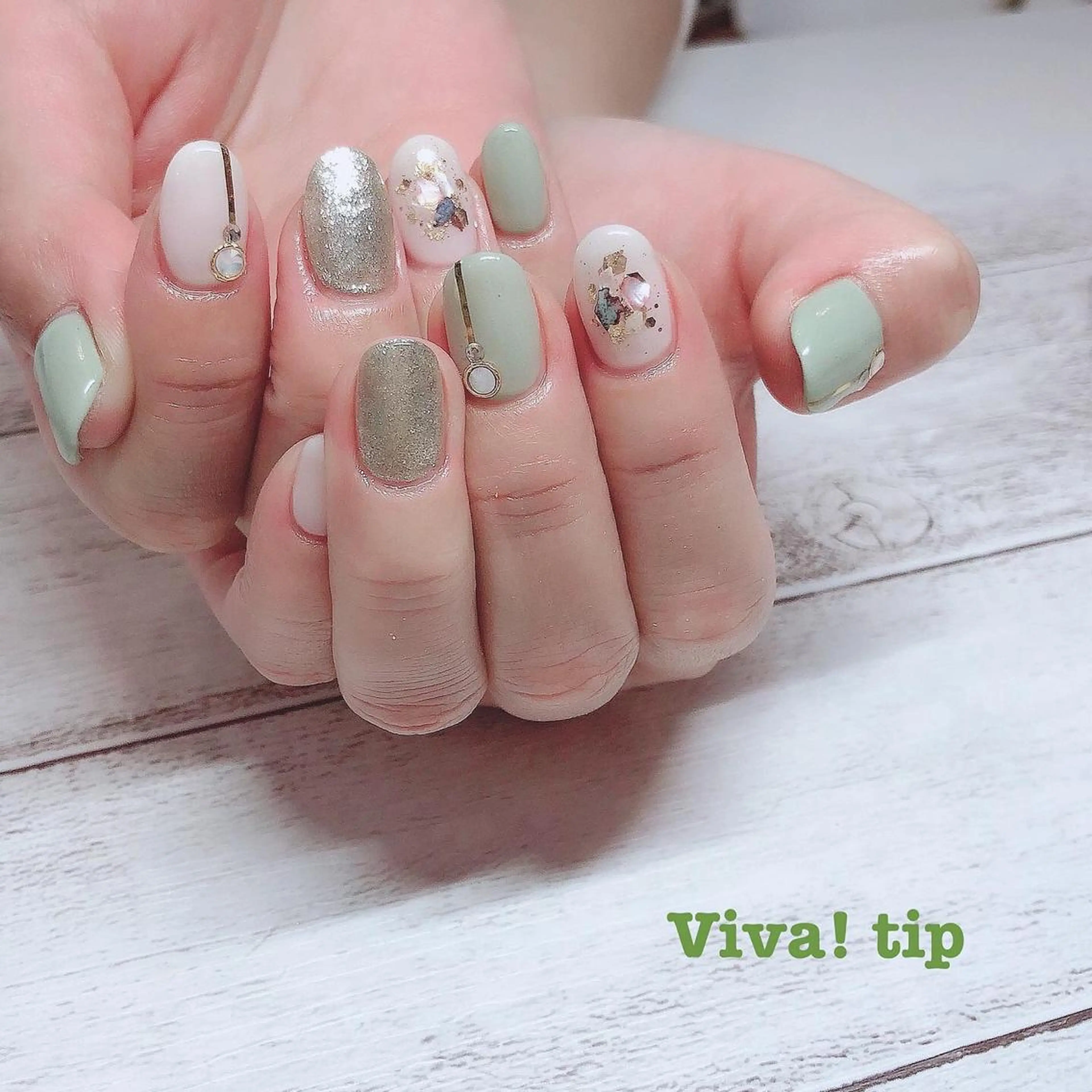 ネイル Viva!tip所属・Viva!tip ビバティップネイルのネイルデザイン