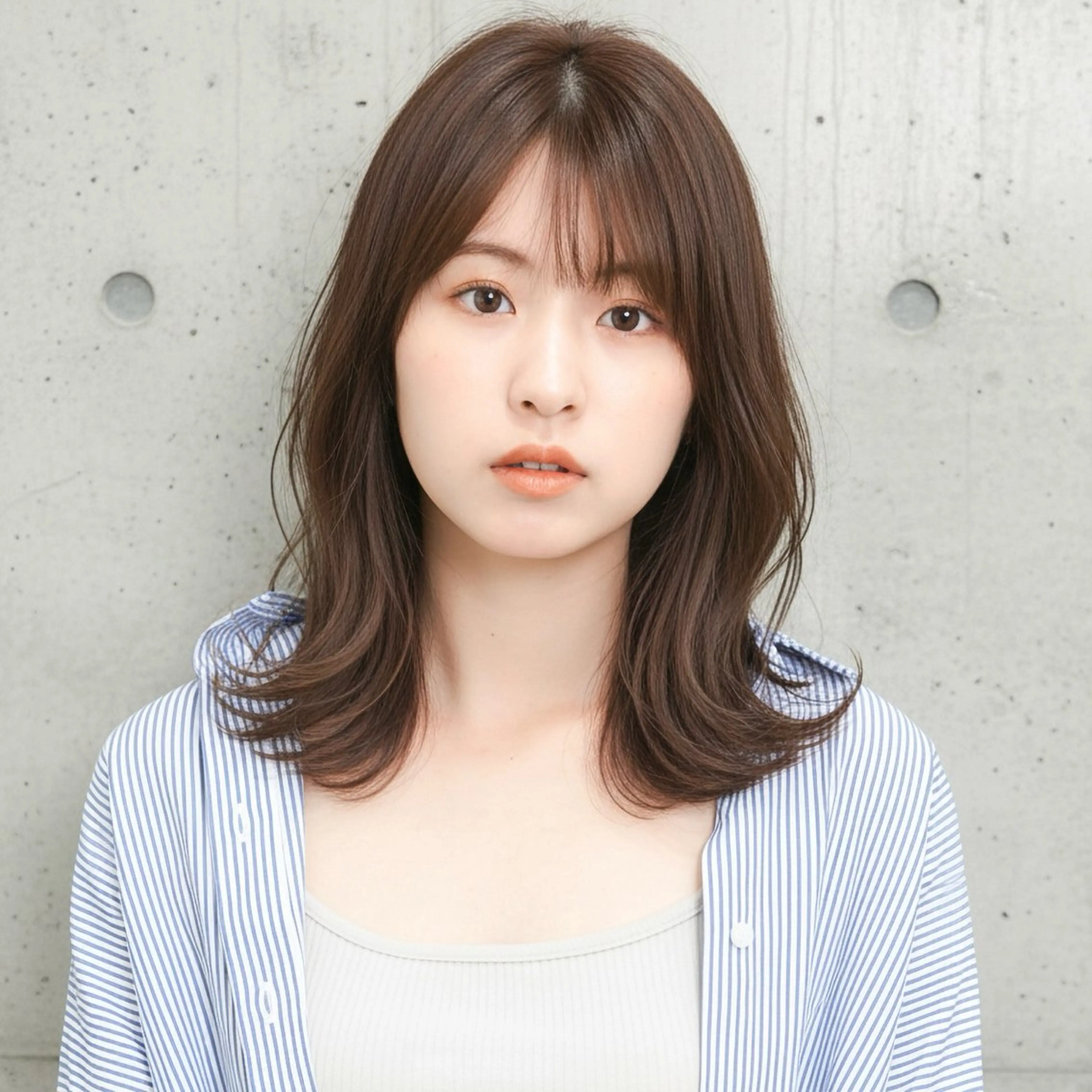 ミディアム カット ヘアカラー ショート〜ミディアム 喜多司のヘアスタイル