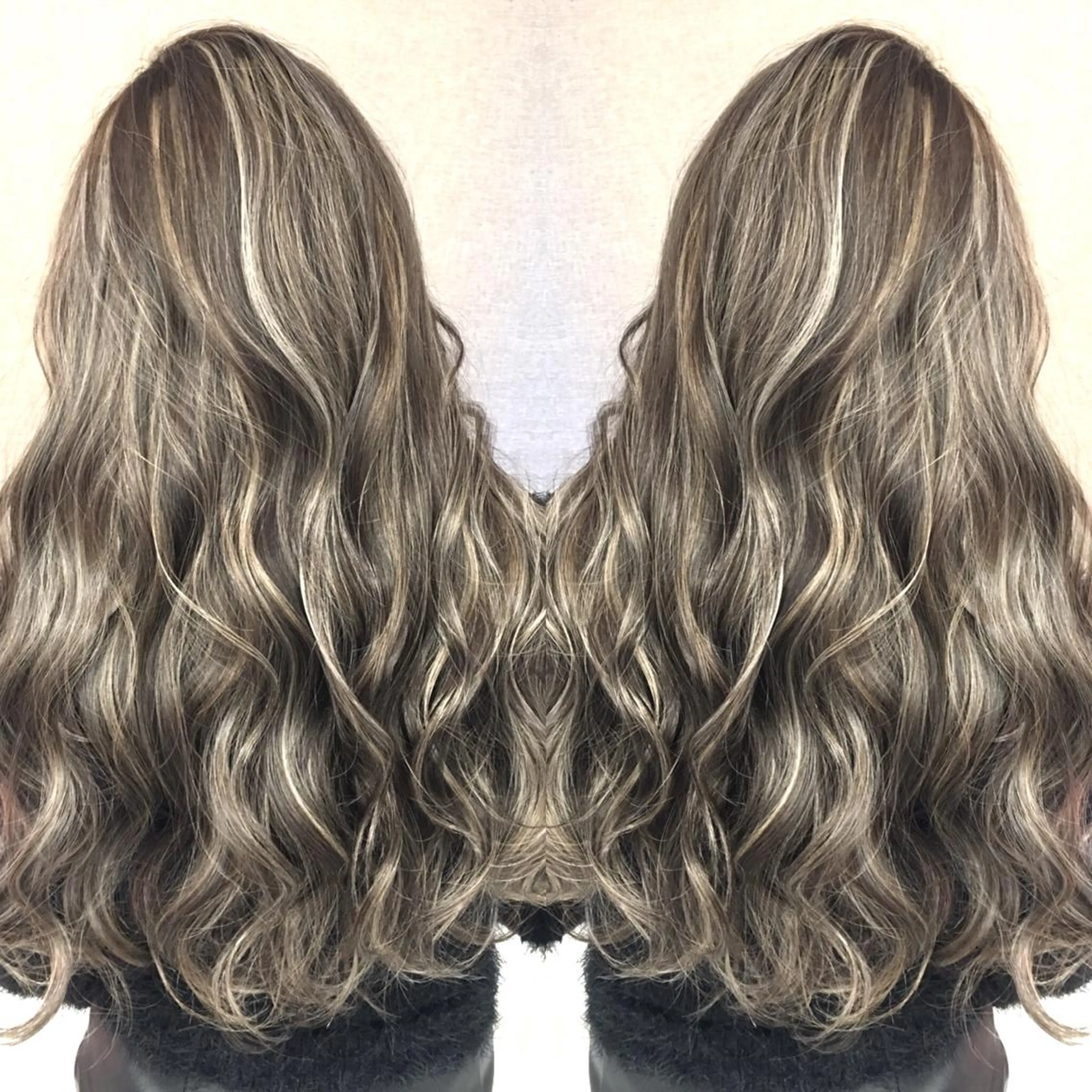 ロング カラー ハイライトカラー 3Dハイライト ハイライト ヘアカラー トリートメント 井上 一平のヘアスタイル