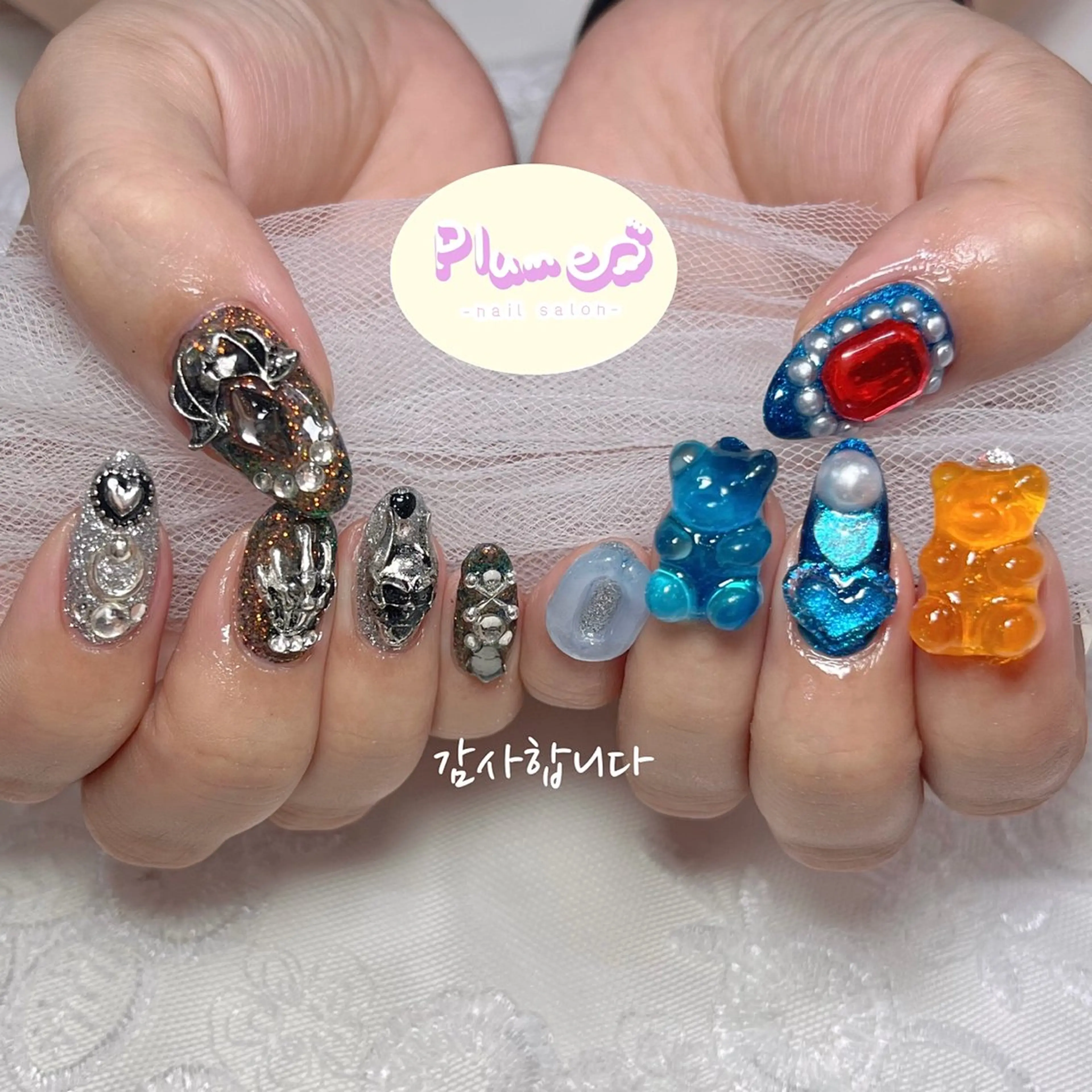 ネイル ハンドネイル plume nail ☆韓国ネイルのネイルデザイン