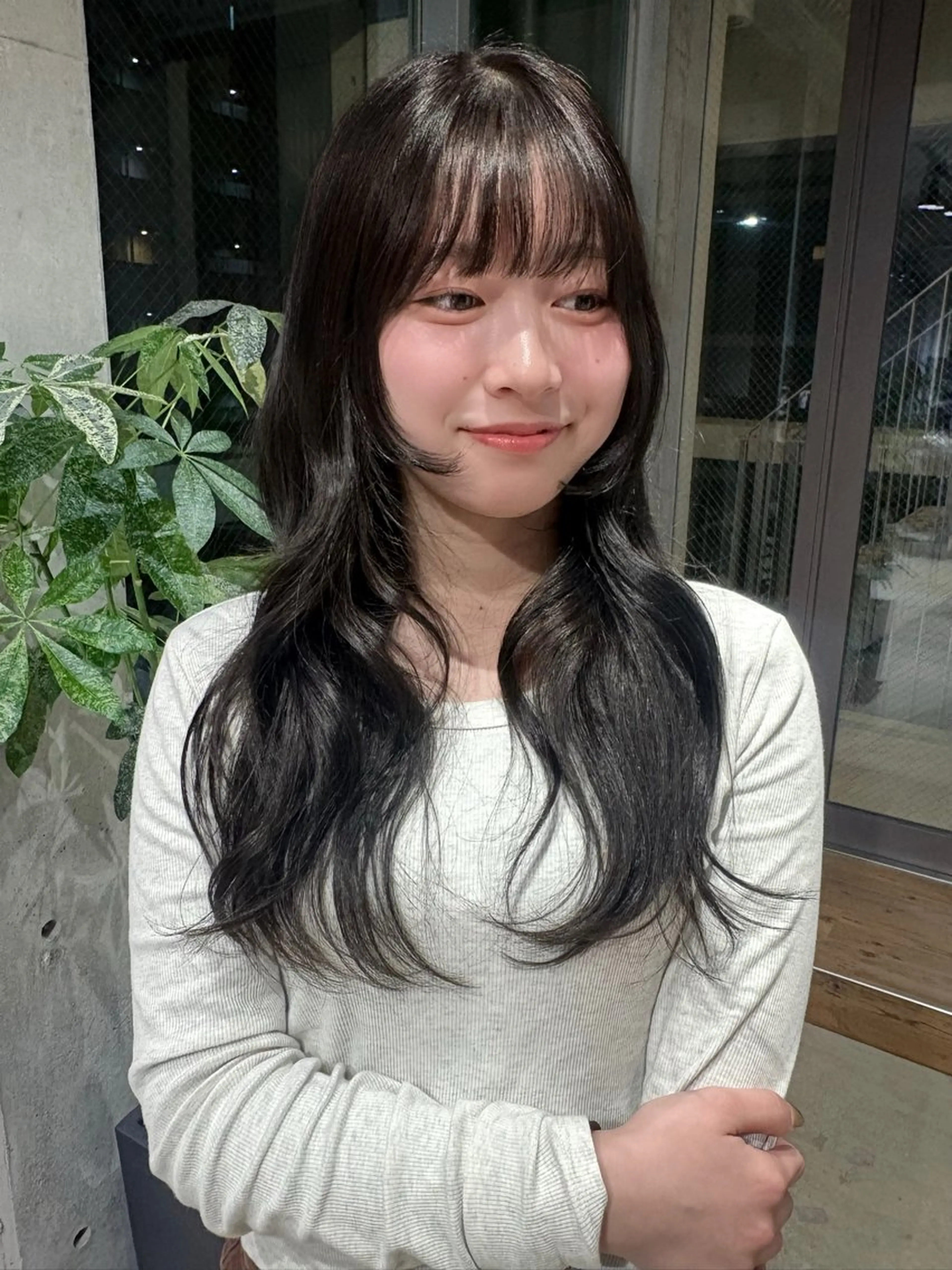 ロング ヘアカラー siki yuikaのヘアスタイル