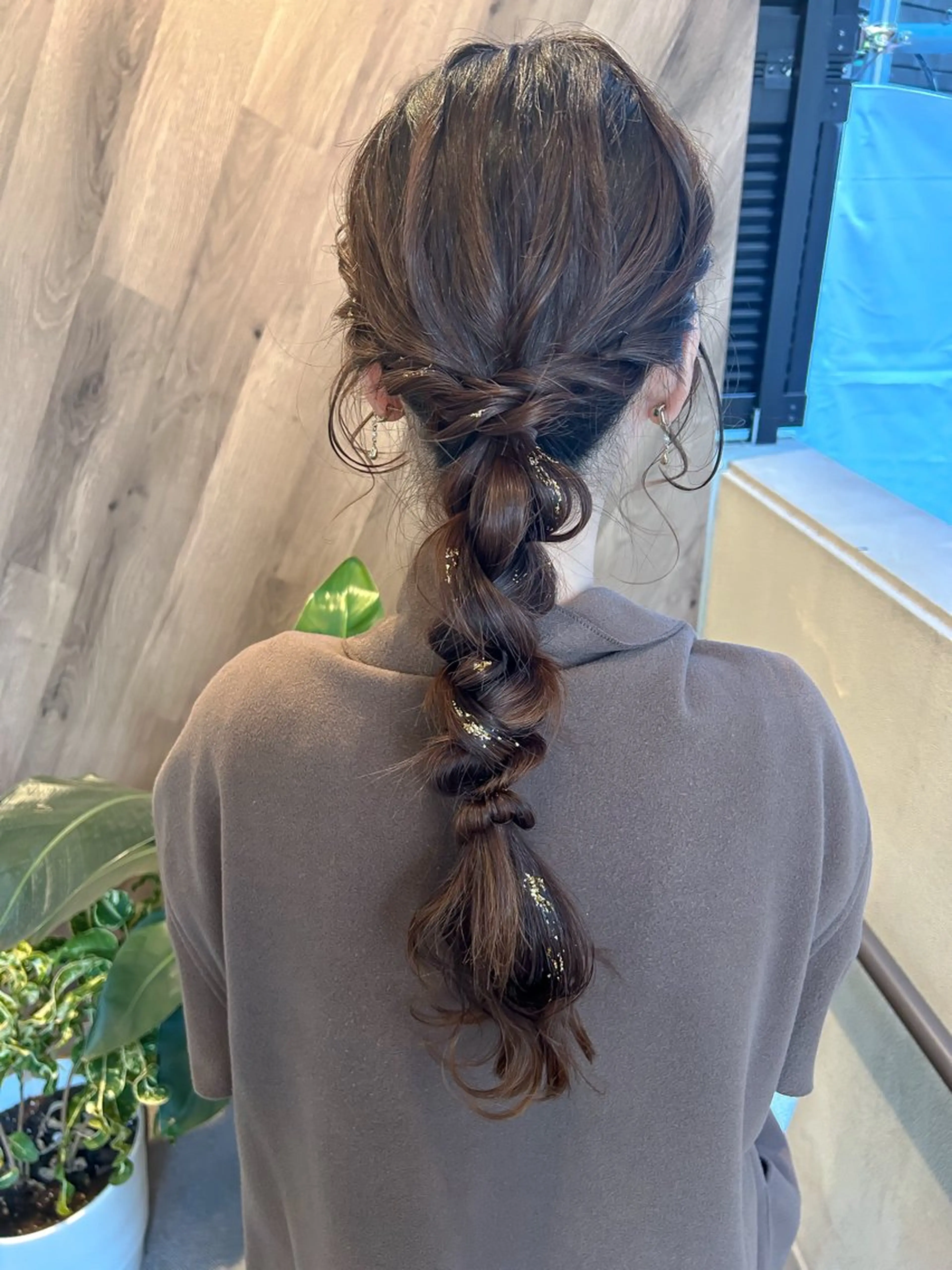 ロング ヘアアレンジ ヘアセット 飯塚 沙衣のヘアスタイル