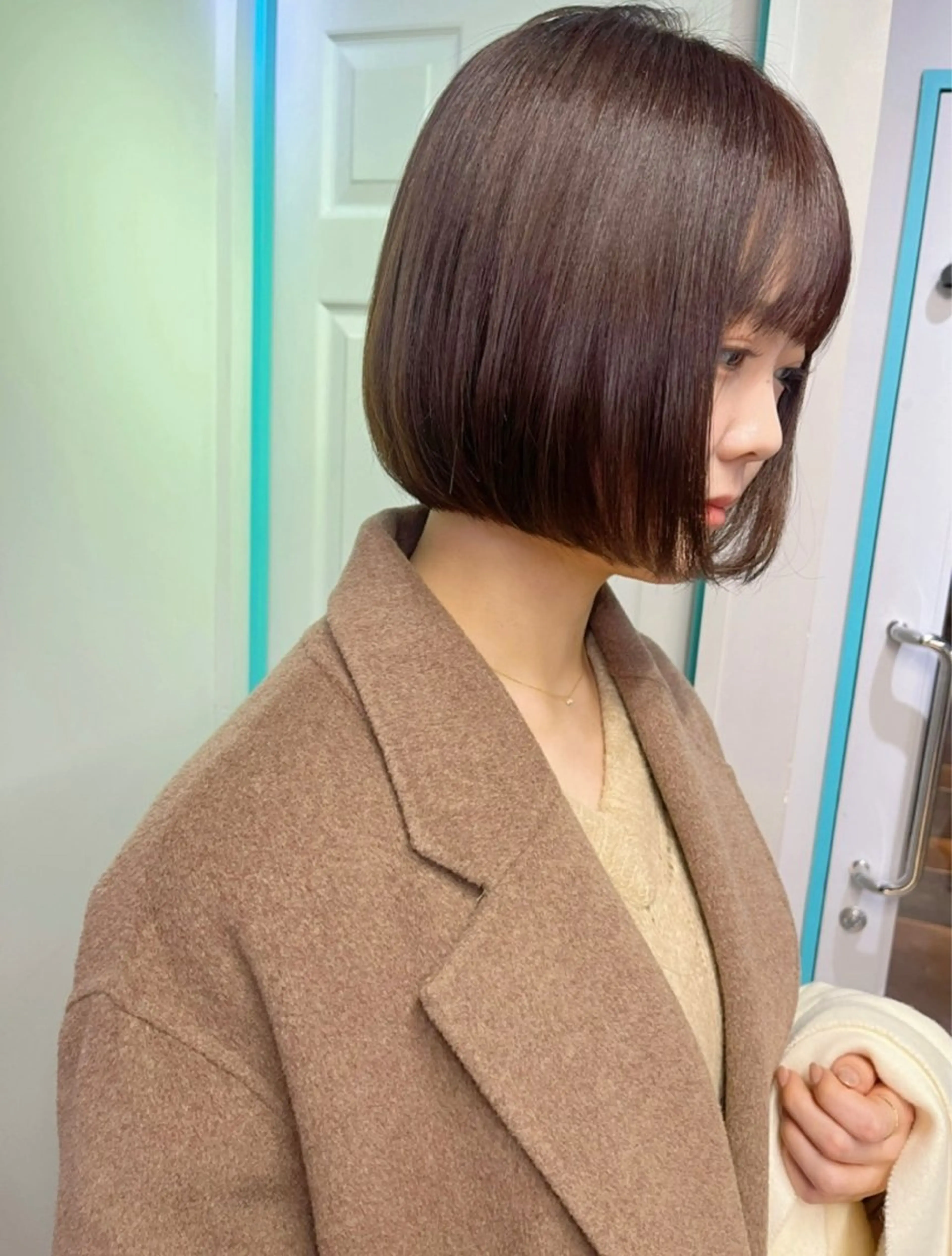 ショート ボブ 似合わせボブ🤍 女性らしさのあるヘアのヘアスタイル
