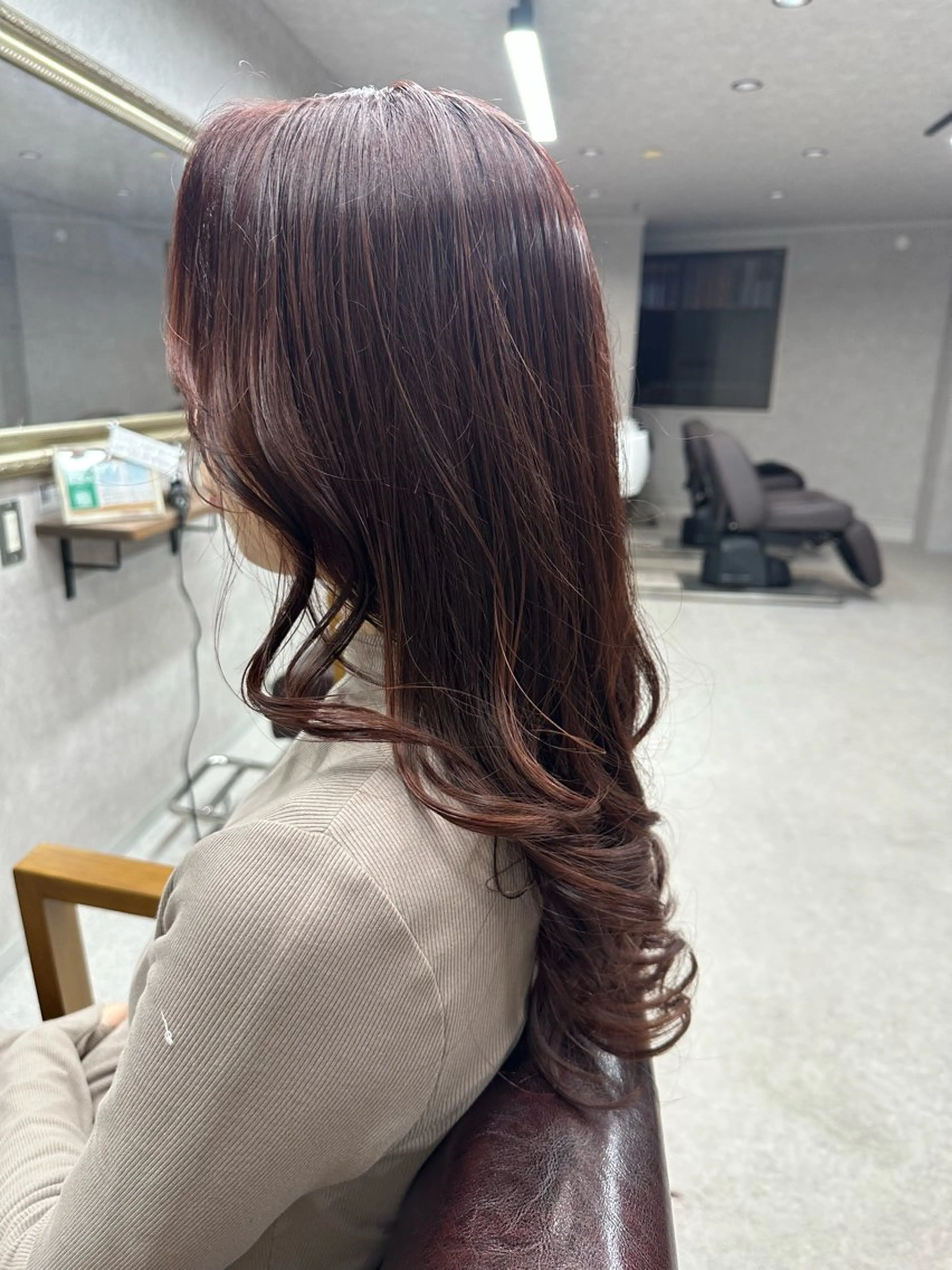 ロング カラー カット ヘアカラー トリートメント Lien 深井店のヘアスタイル