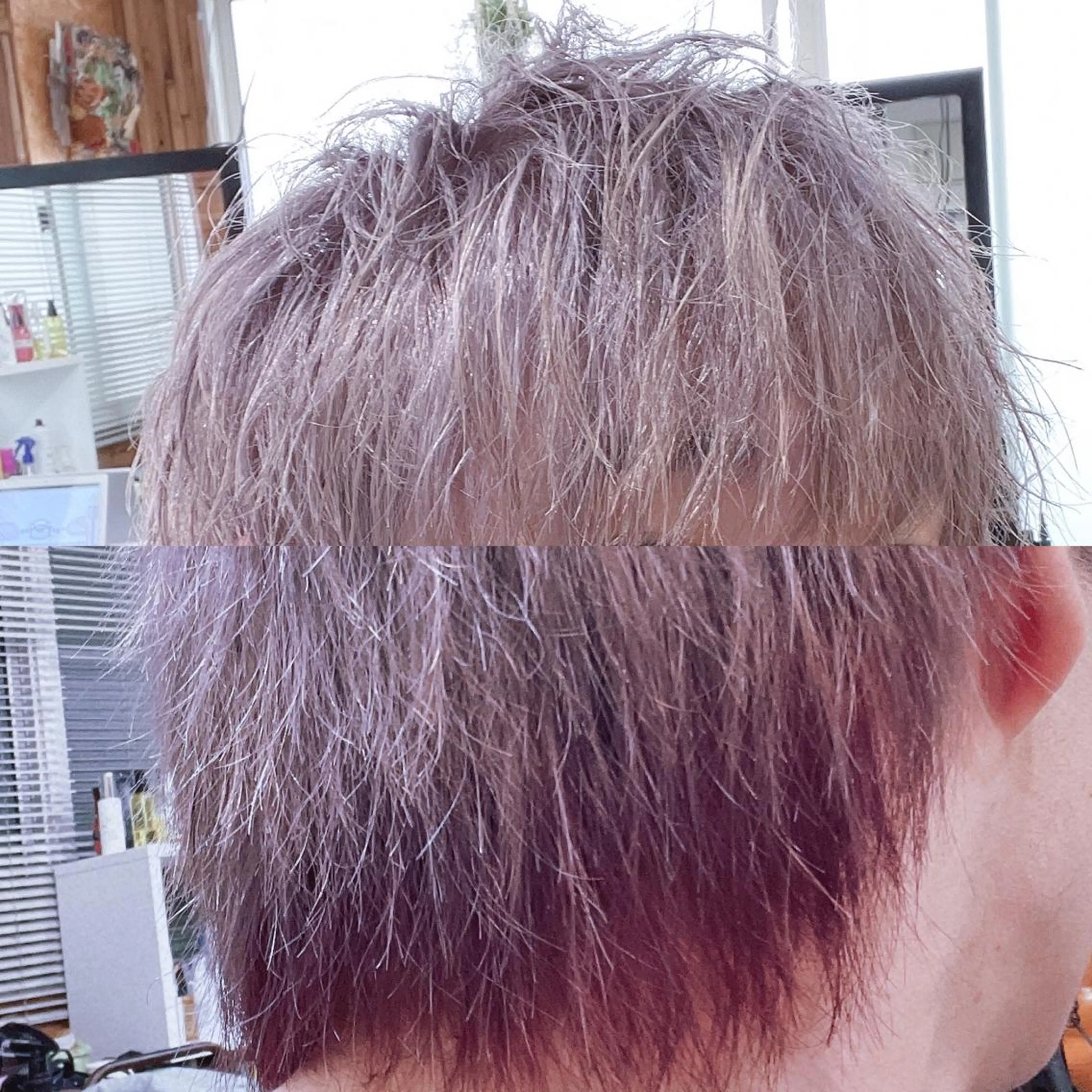 ショート メンズ メンズブリーチ ツートーンカラー ヘアカラー かんばら りょーいのヘアスタイル