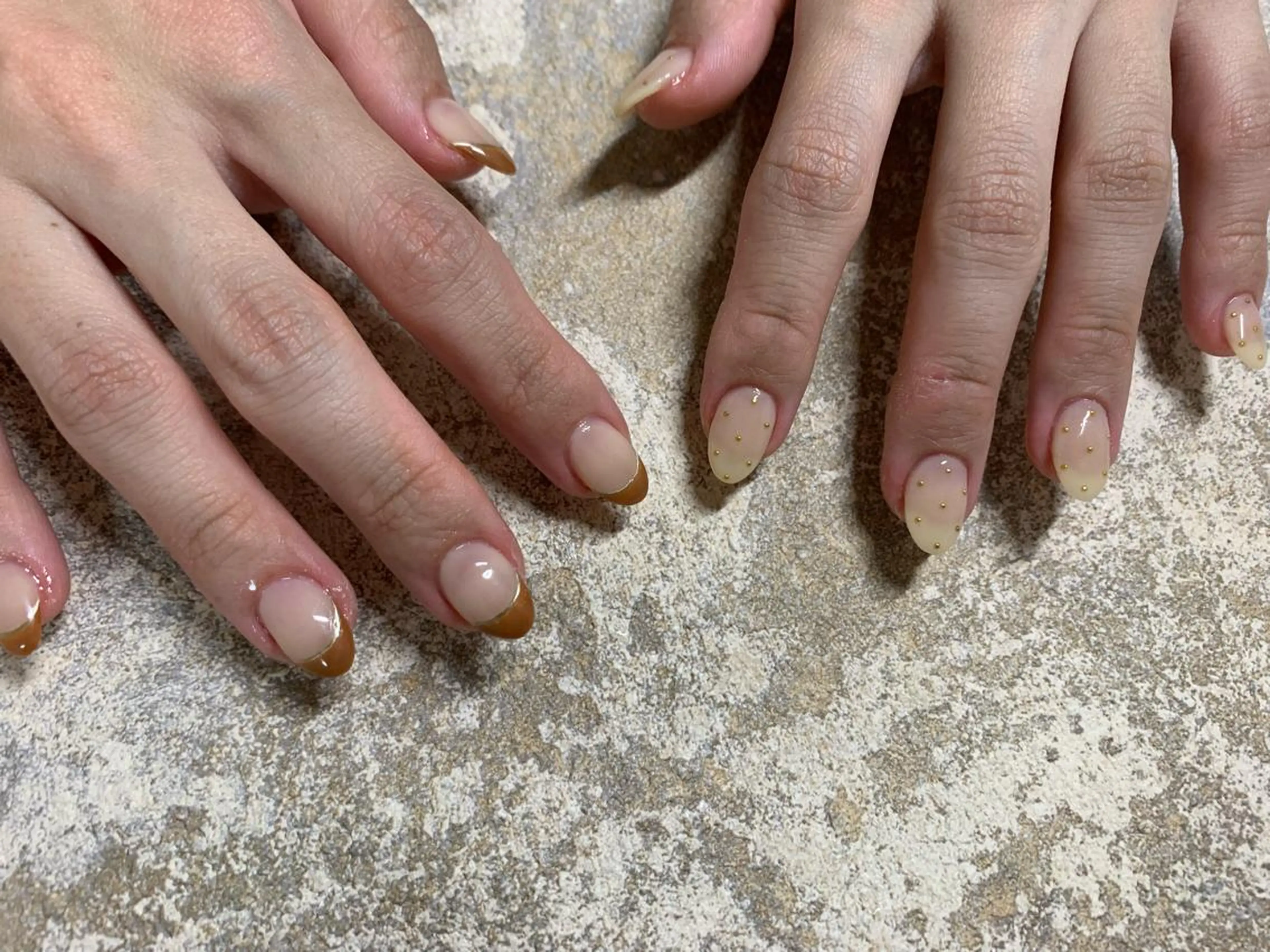 ミディアム ハンドネイル ハンドケア Kono Nanamiのネイルデザイン