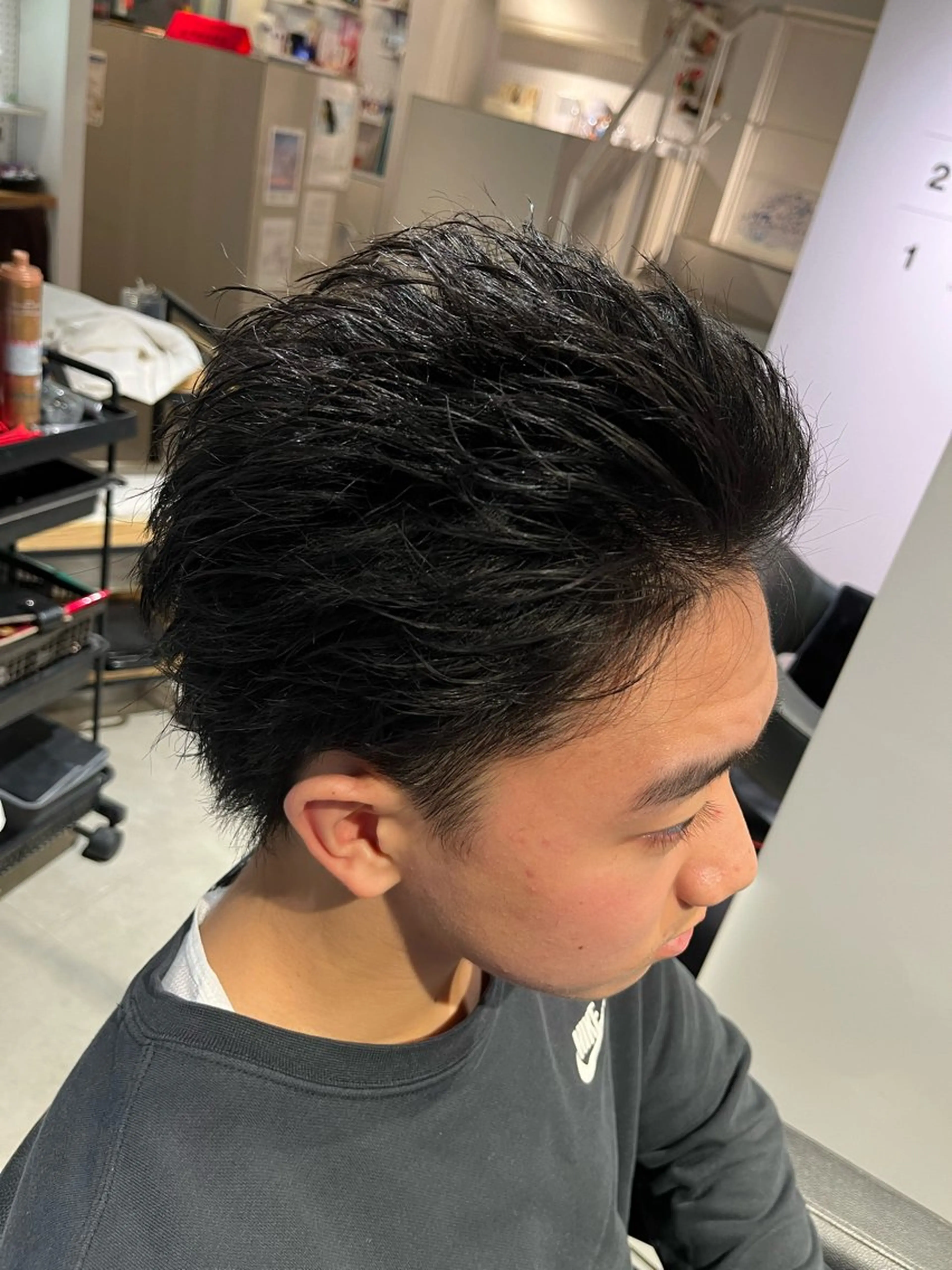 ショート メンズ スパイキーショート ショートヘア カット APREKO RIKUのヘアスタイル