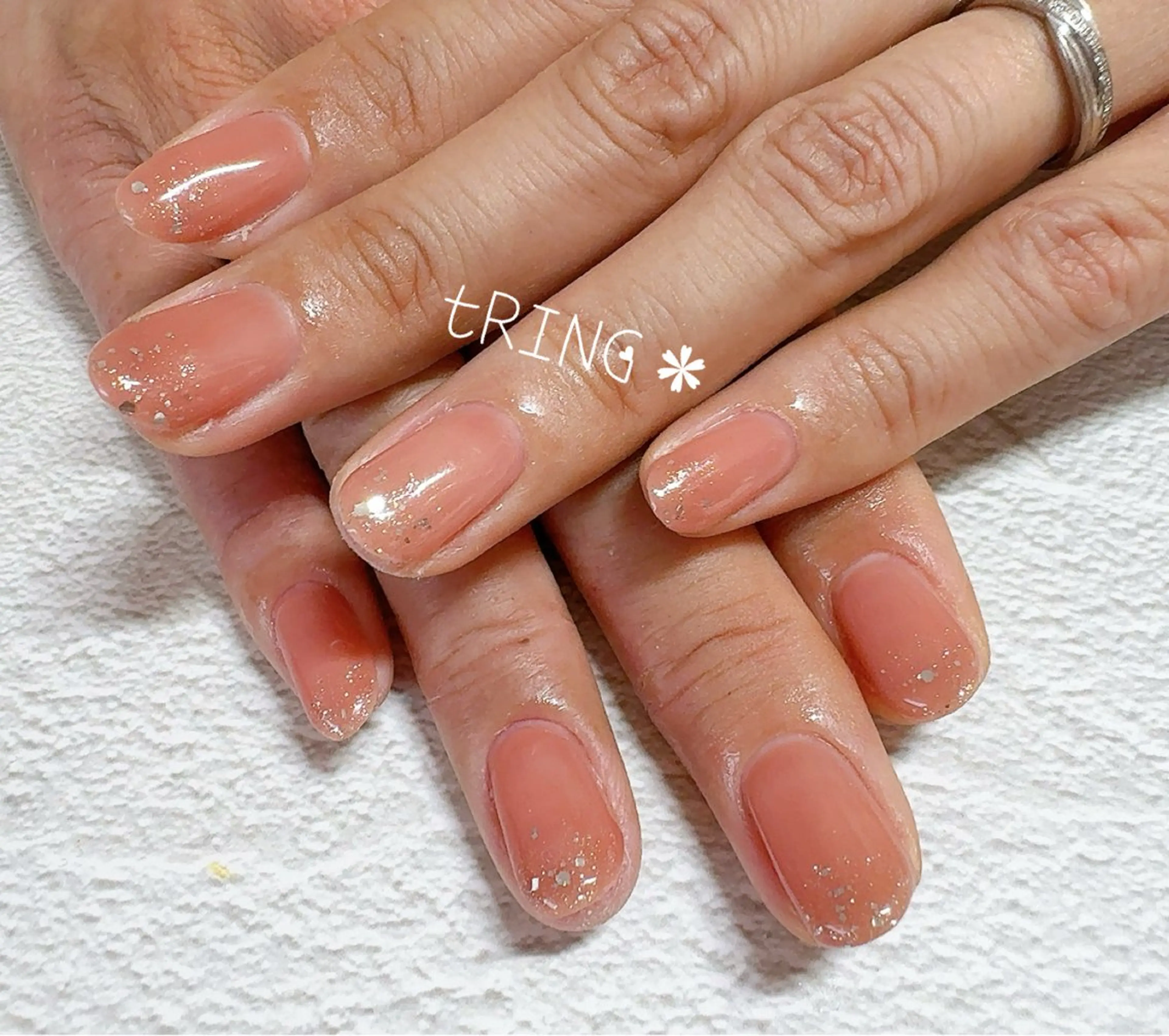 ネイル ハンドネイル tRING＊ しいの木台のネイルデザイン