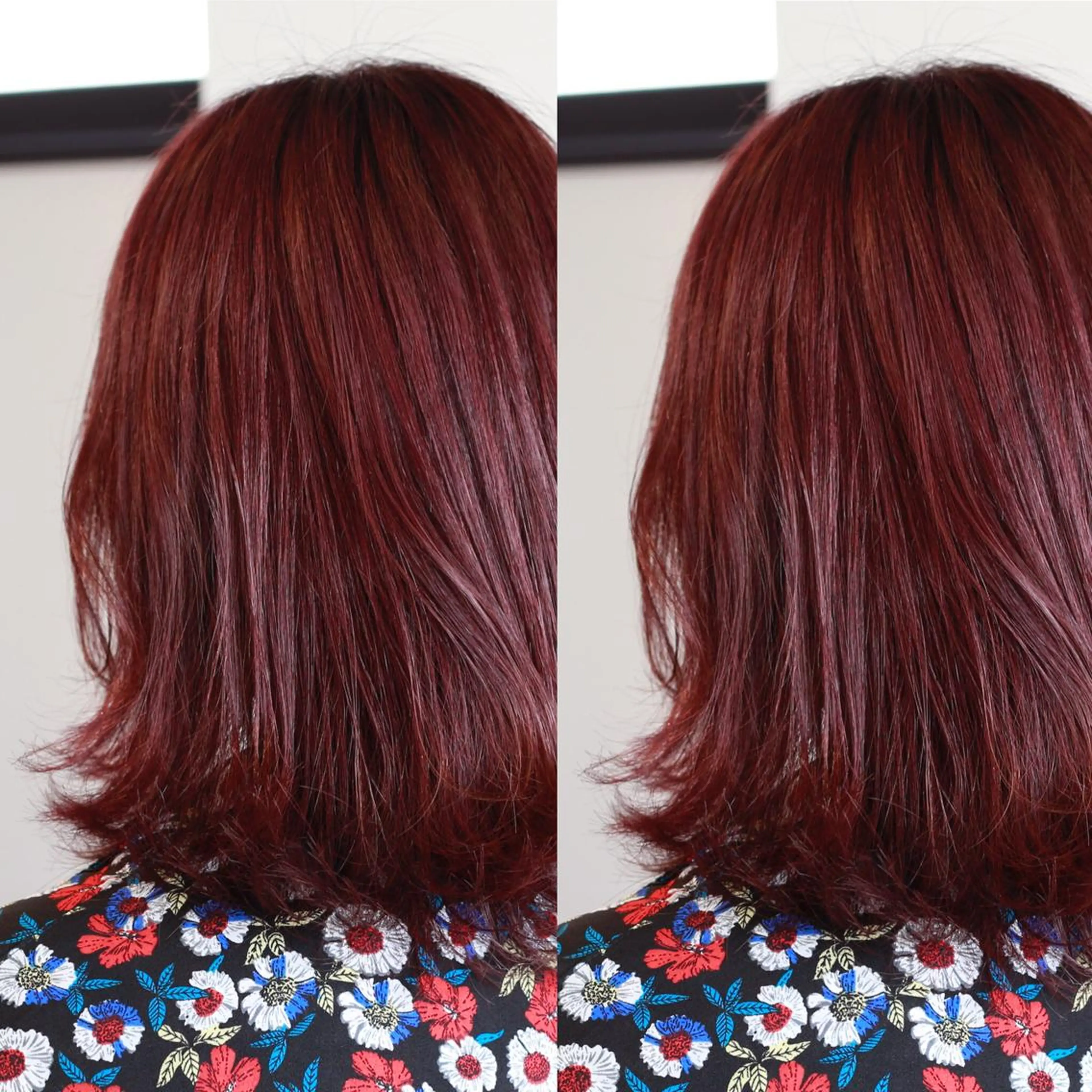 ミディアム カラー ハイトーン/レイヤー /ケアブリーチ石川治のヘアスタイル