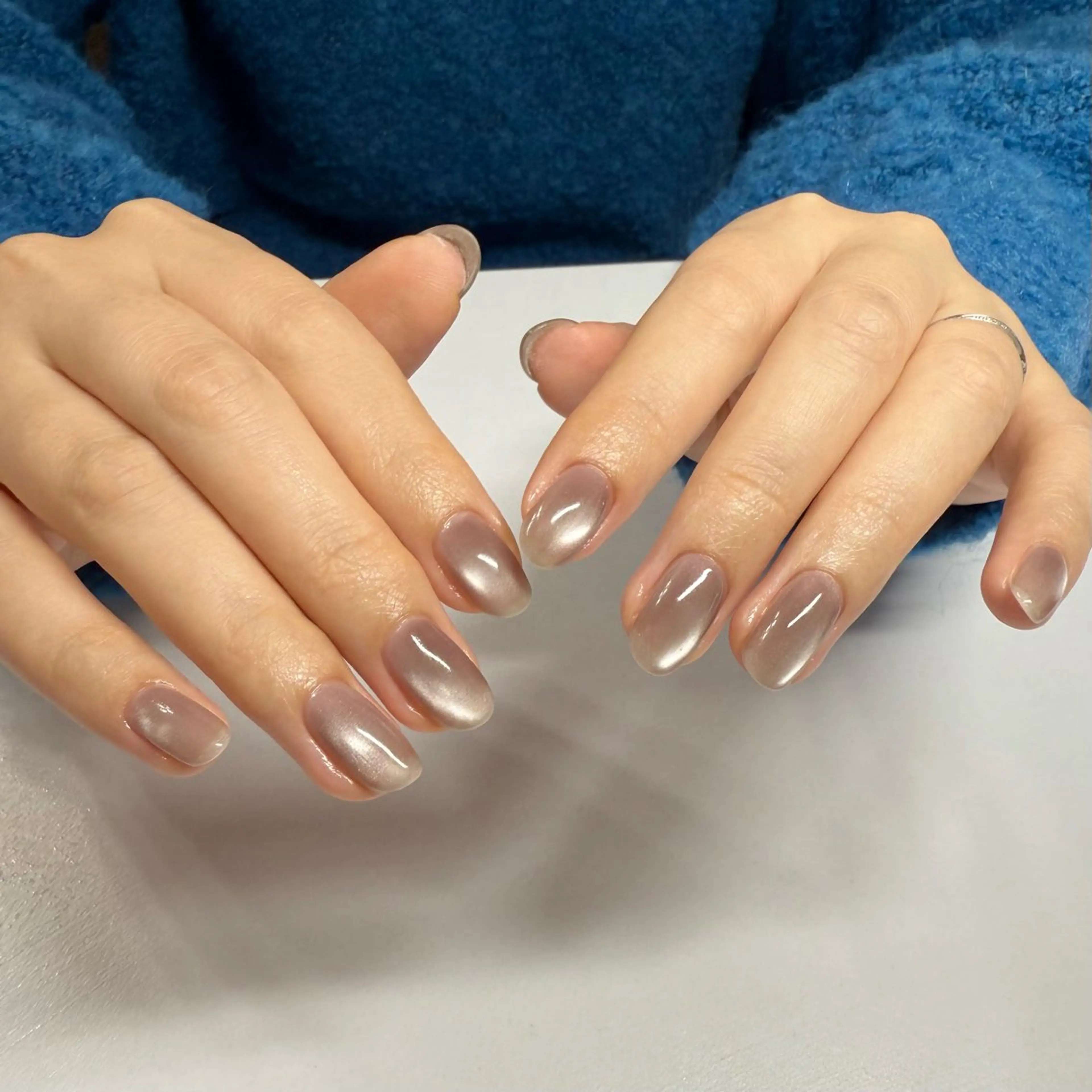 ネイル マグネットネイル マグネットワンカラー ワンカラーネイル nailroom lilasのネイルデザイン