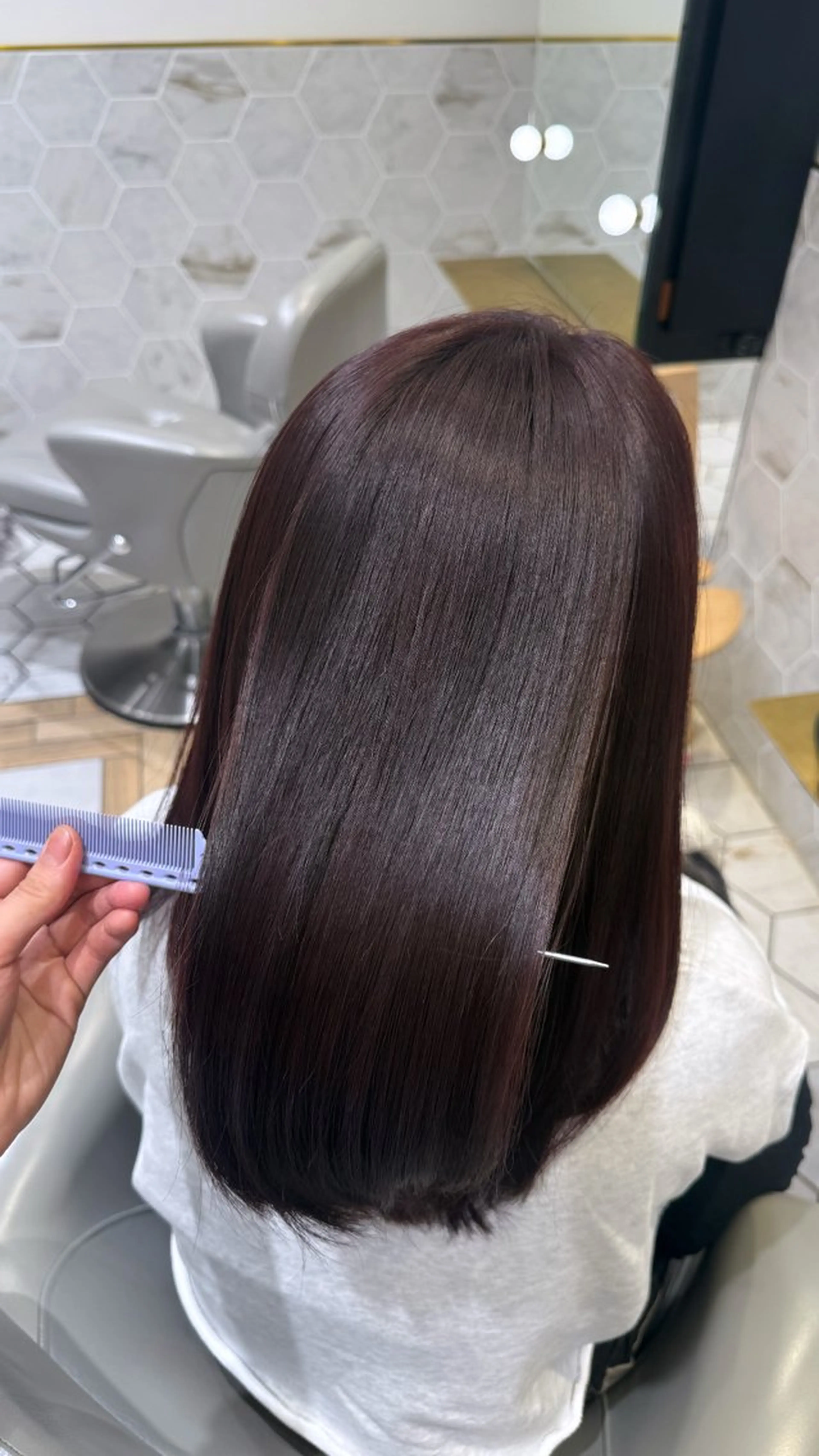 カラー ヘアカラー YUI 🤎 costesのヘアスタイル