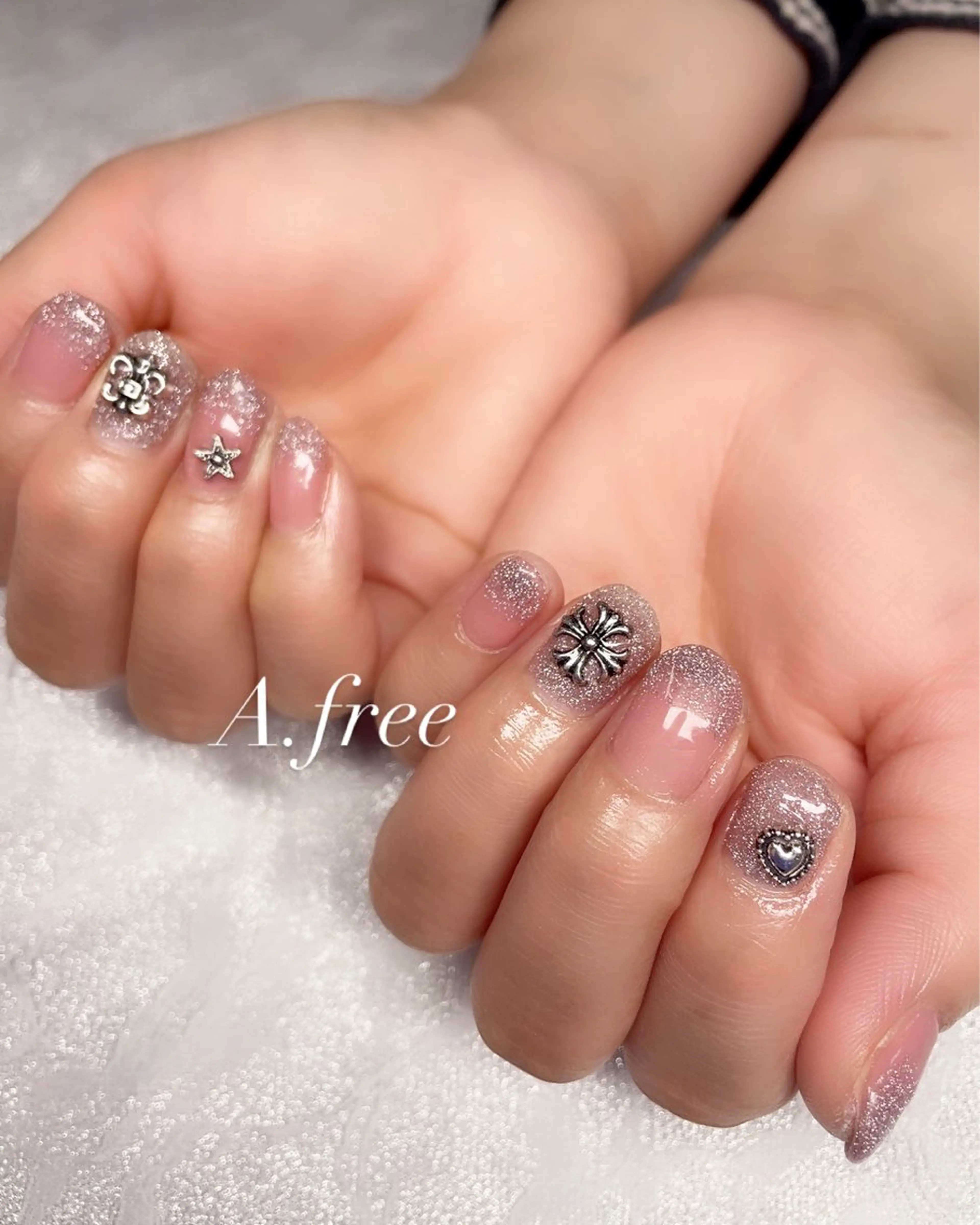 ネイル ハンドネイル A.free✧*｡ アレルギー対応✧*｡のネイルデザイン