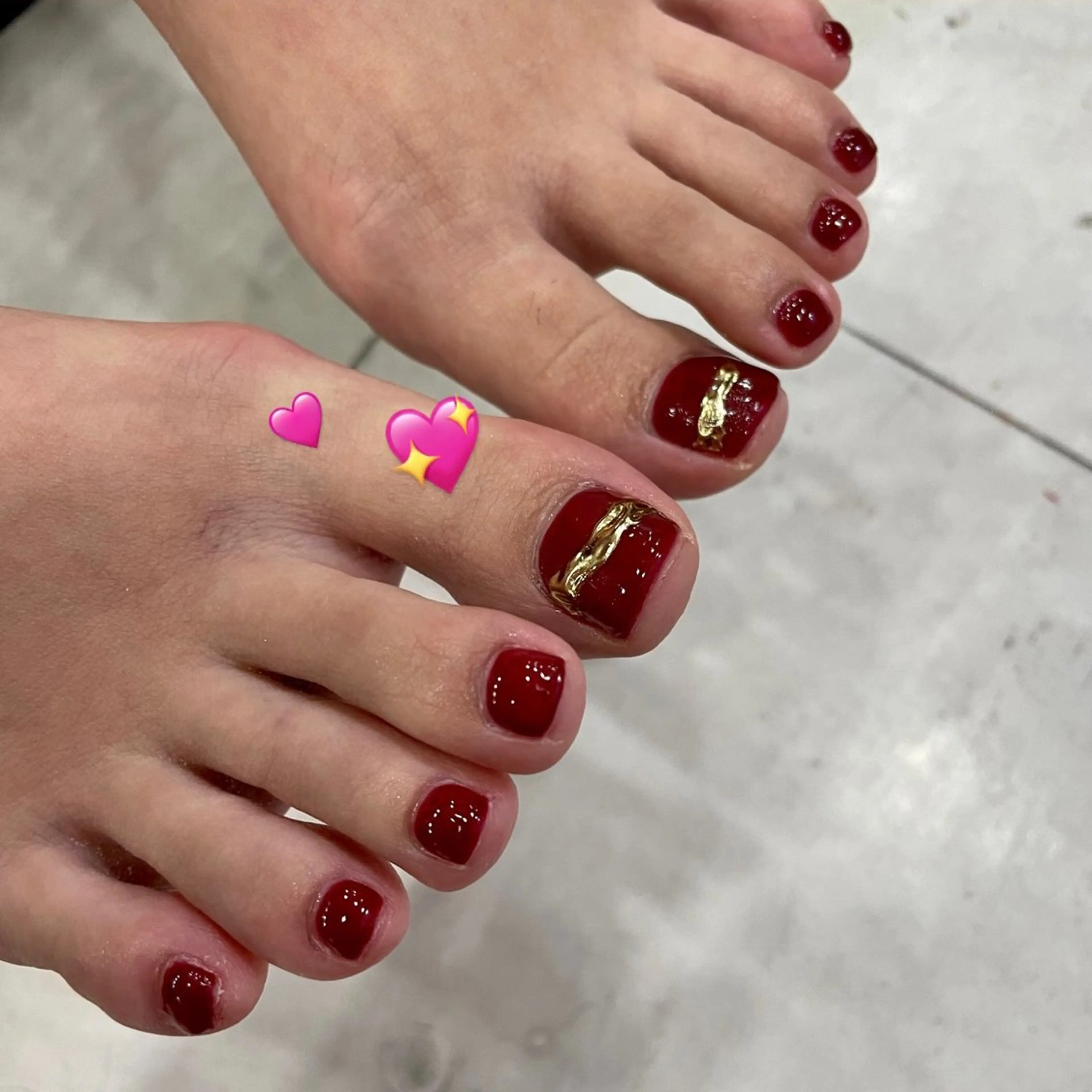 ネイル ボルドー Bianca 渡邉🫧のネイルデザイン