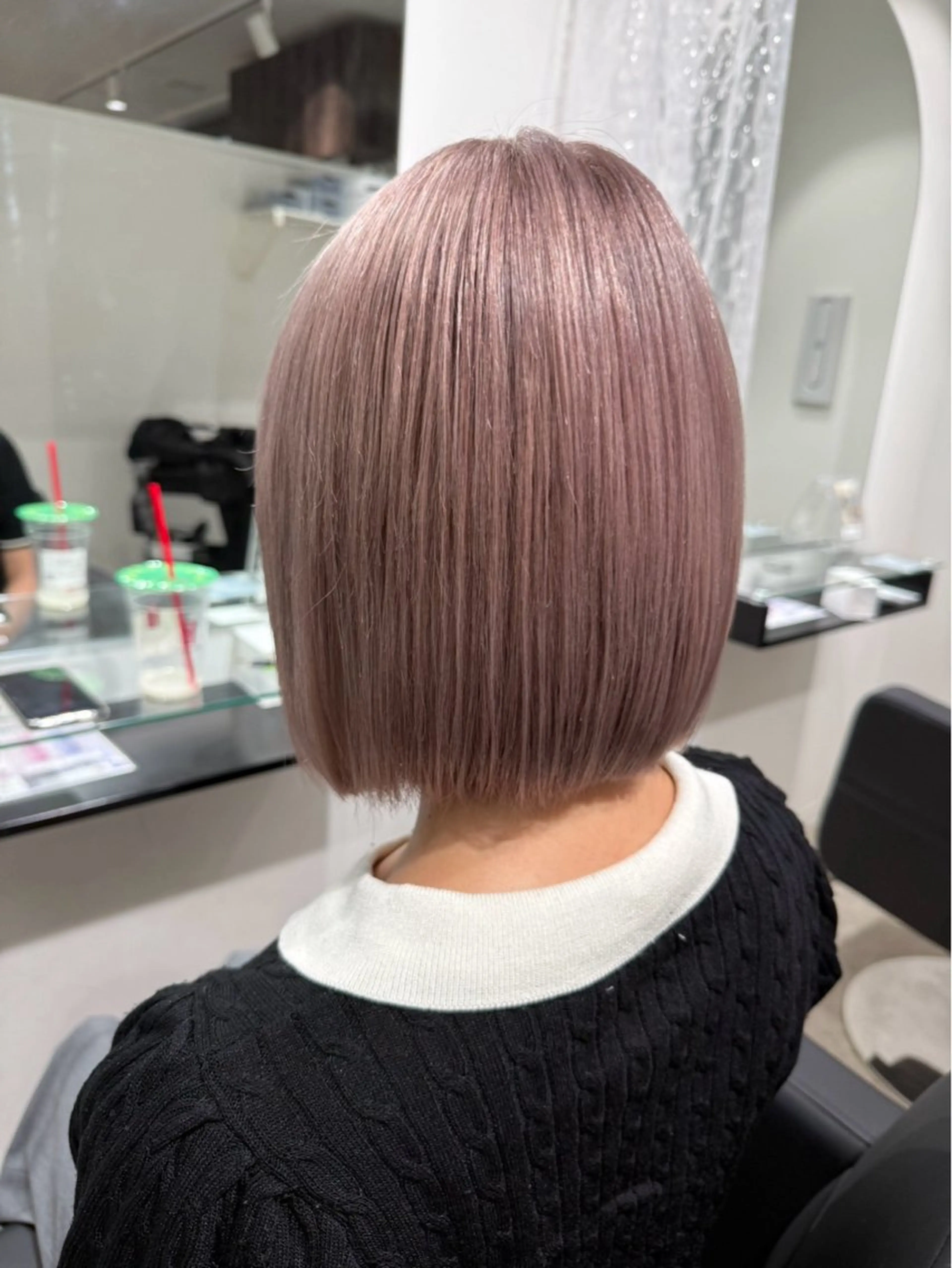 ミディアム 縮毛矯正 ＡＯ所属・艶髪縮毛矯正 🫧🦋/YUINAのヘアスタイル