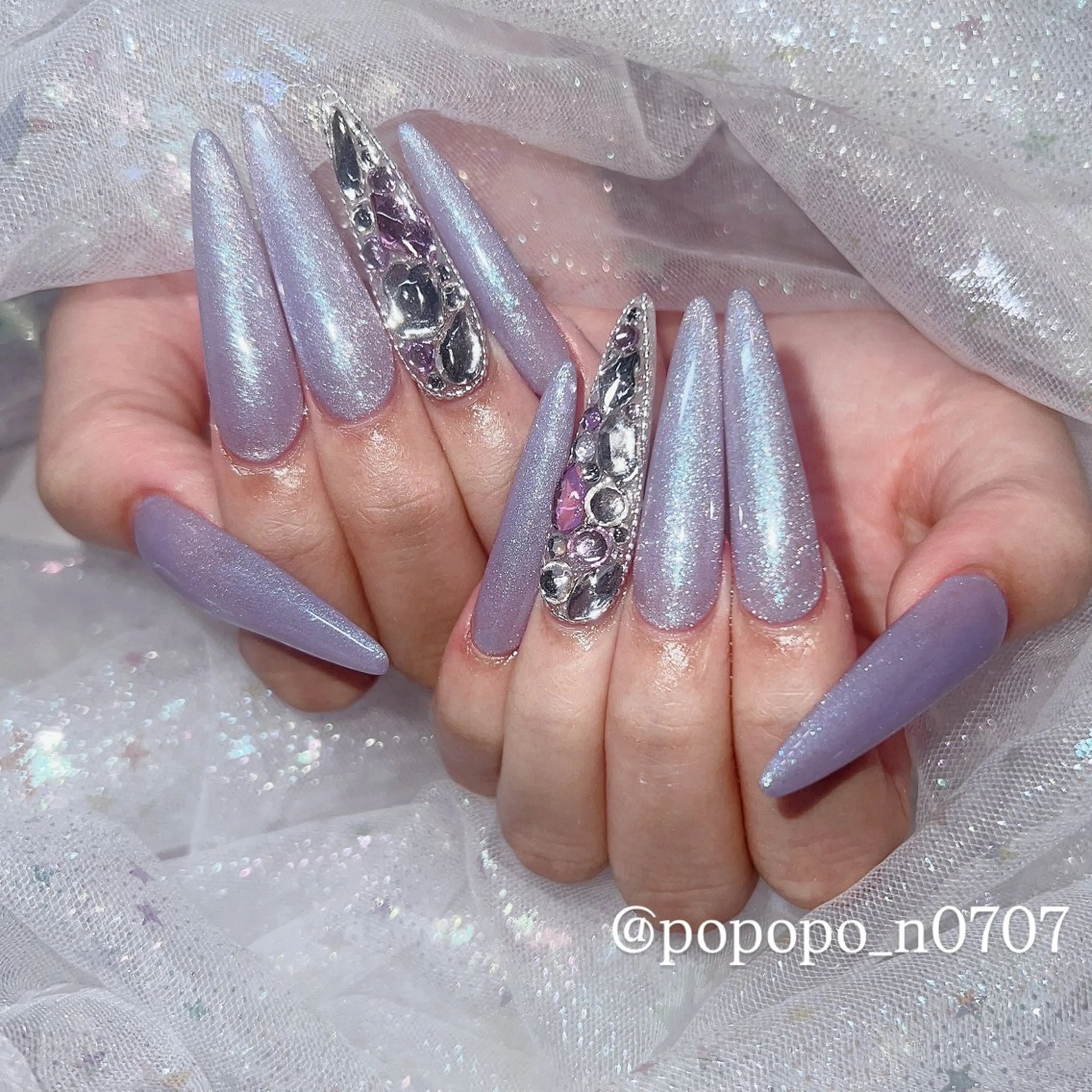 【オフなし】アクリルスカルプやり放題+ストーン&パーツ付け放題の写真