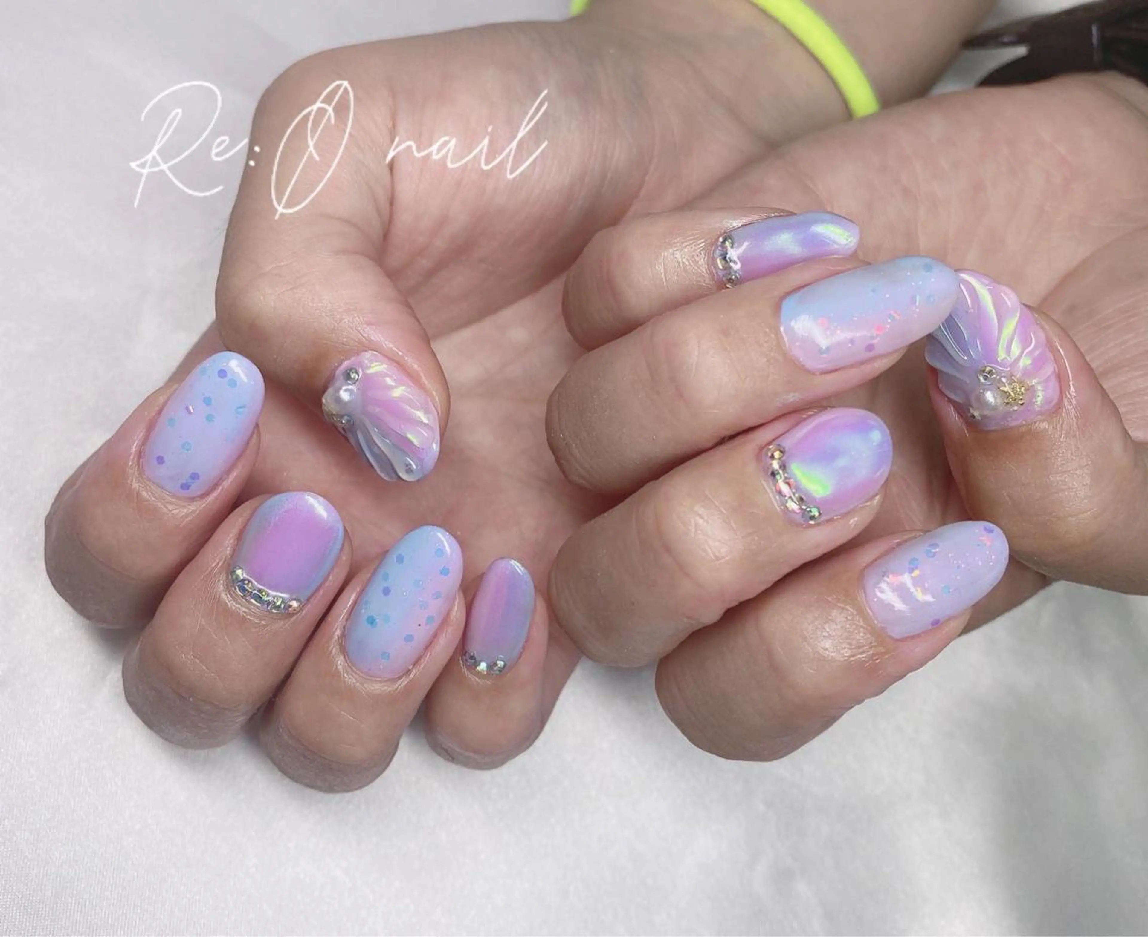 ネイル Re:Ø nail 🩵TSUJIのネイルデザイン