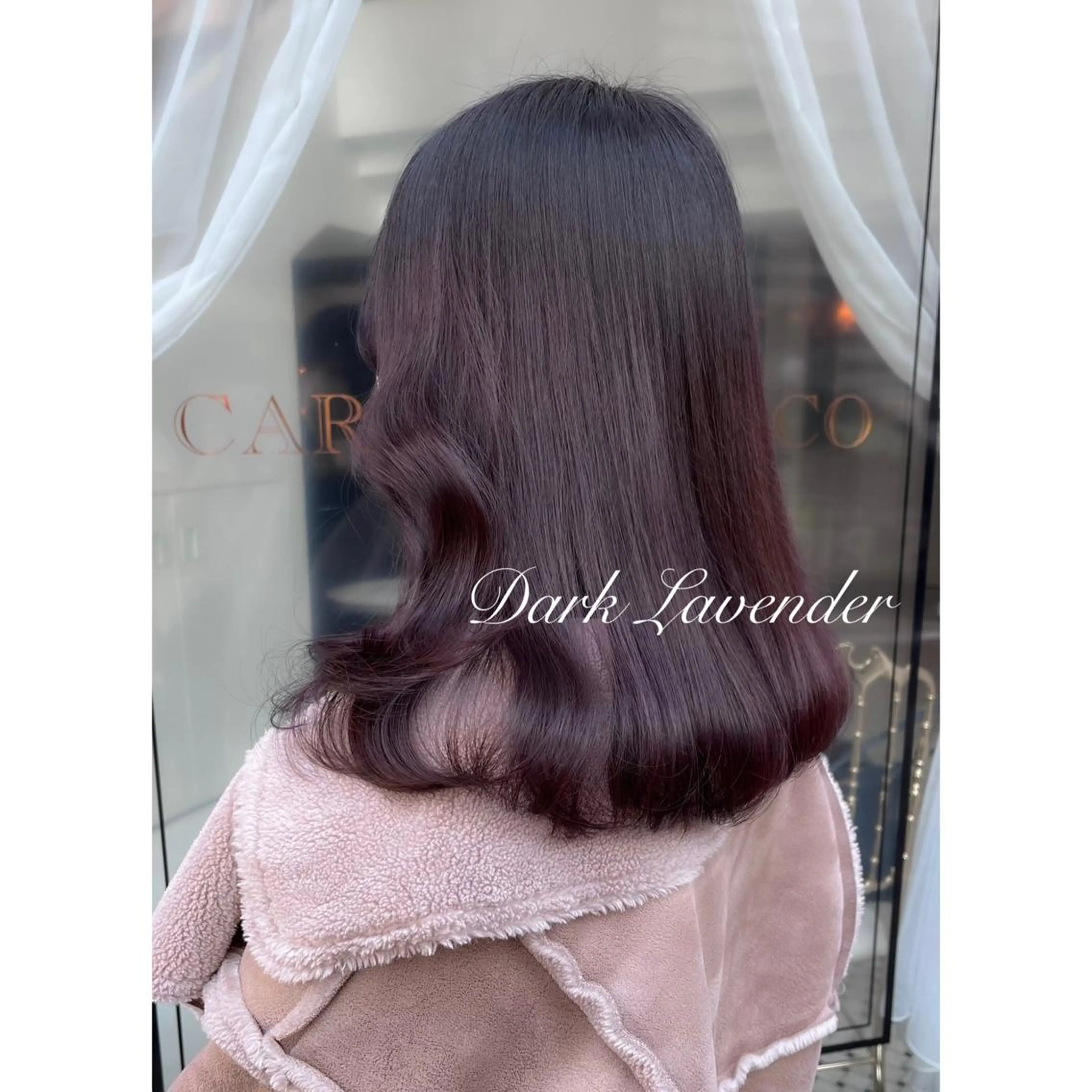 セミロング カラー ブリーチ ヘアカラー LOTTA CUCCI所属・miyu /トレンド カラー×艶髪のヘアスタイル