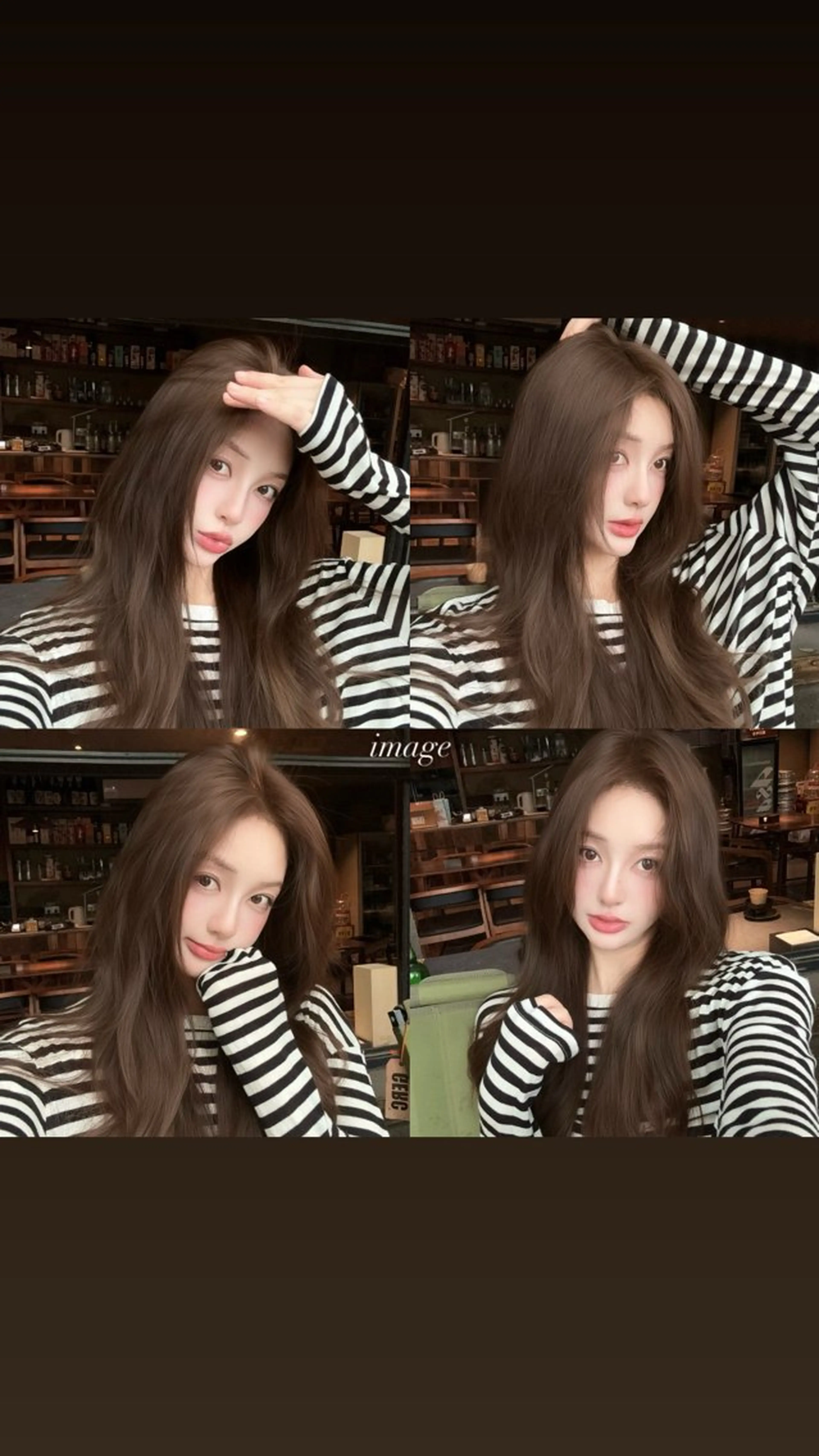 ロング ヘアカラー トリートメント 透明感カラー/レイヤ ー/momo🎀のヘアスタイル