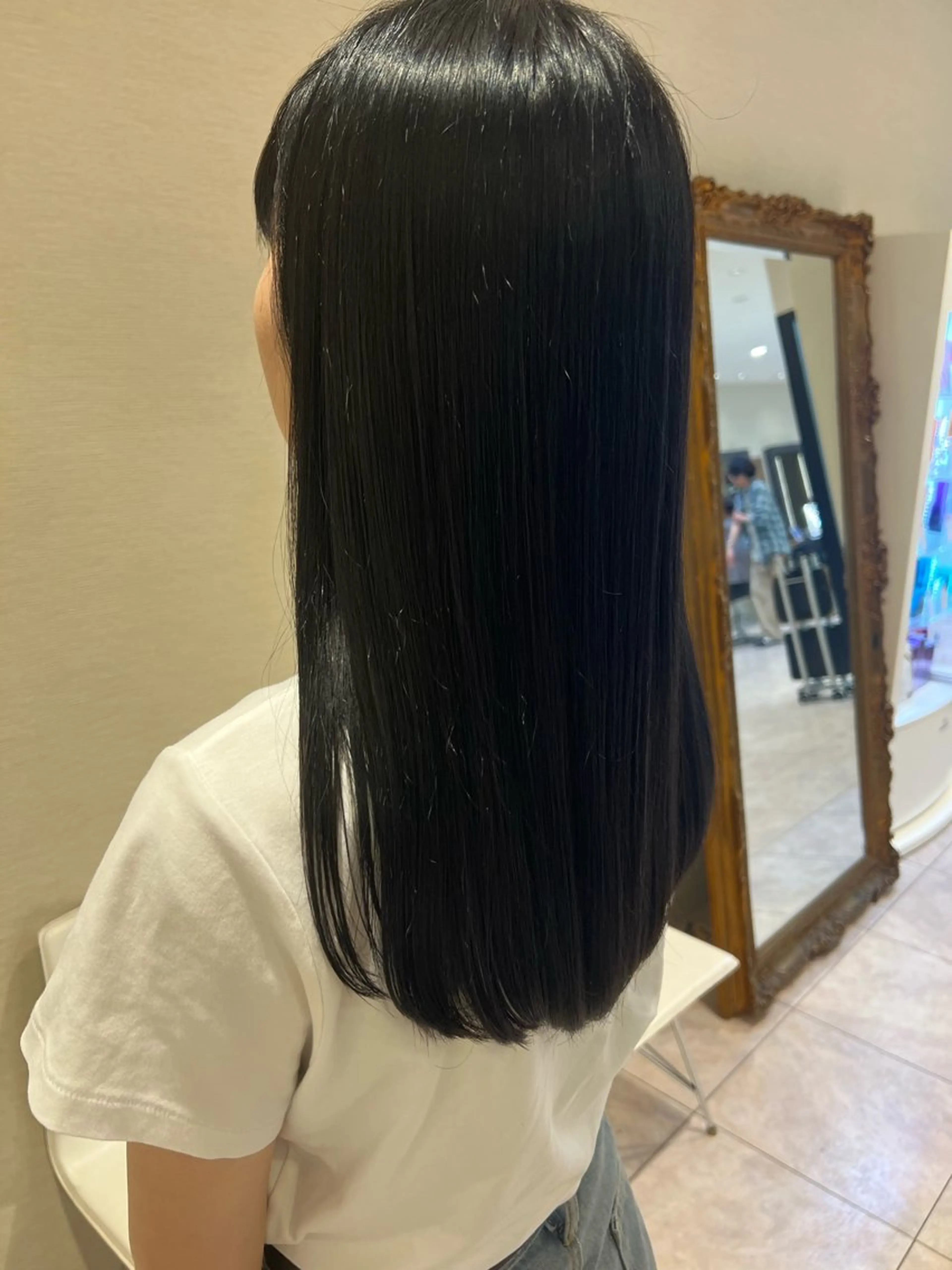 ミディアム カラー カット ヘアカラー 赤み消しカラー🌱 YUZUKI🫧のヘアスタイル