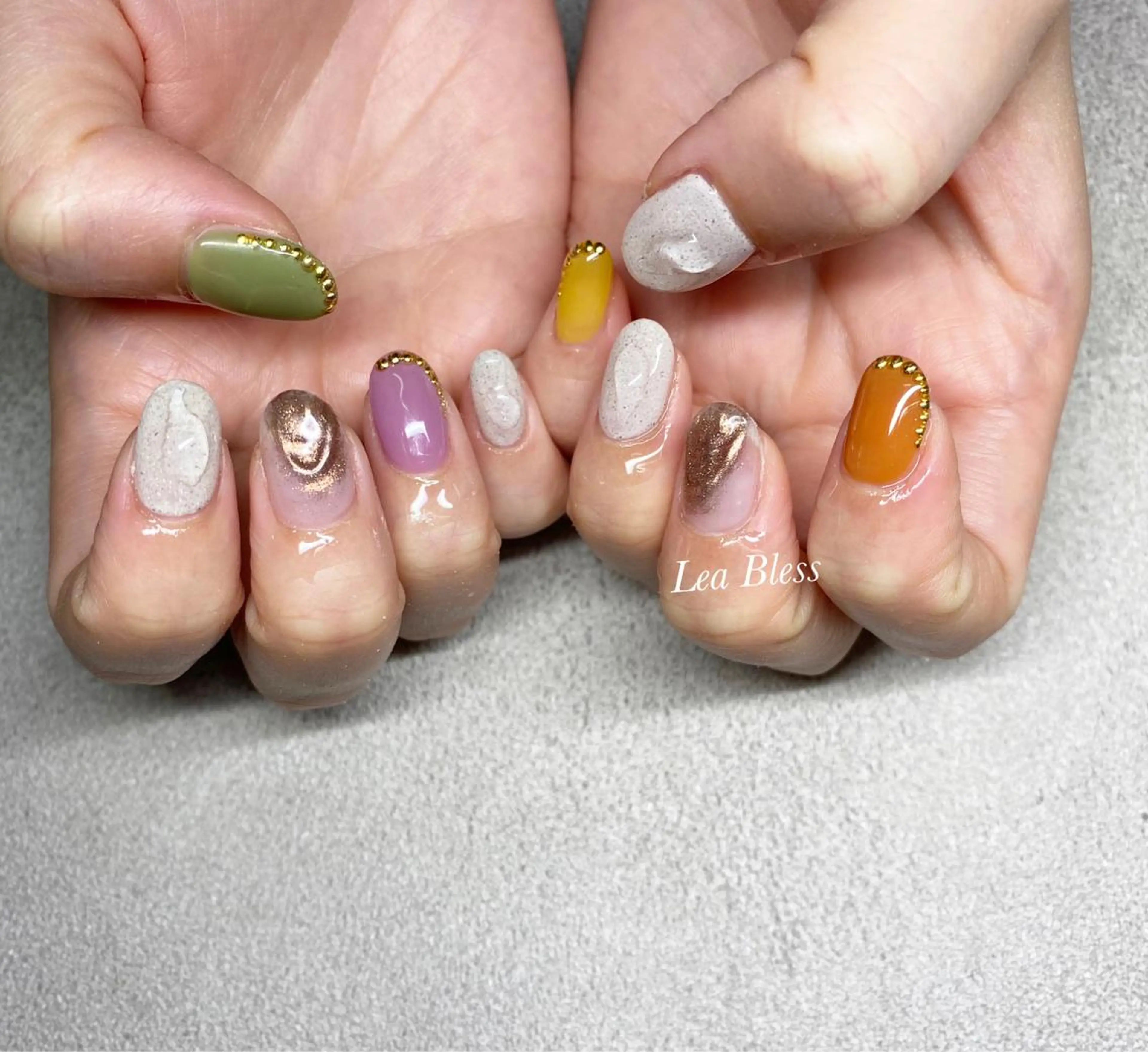 ネイル ハンドネイル Lea Bless 河原町のネイルデザイン