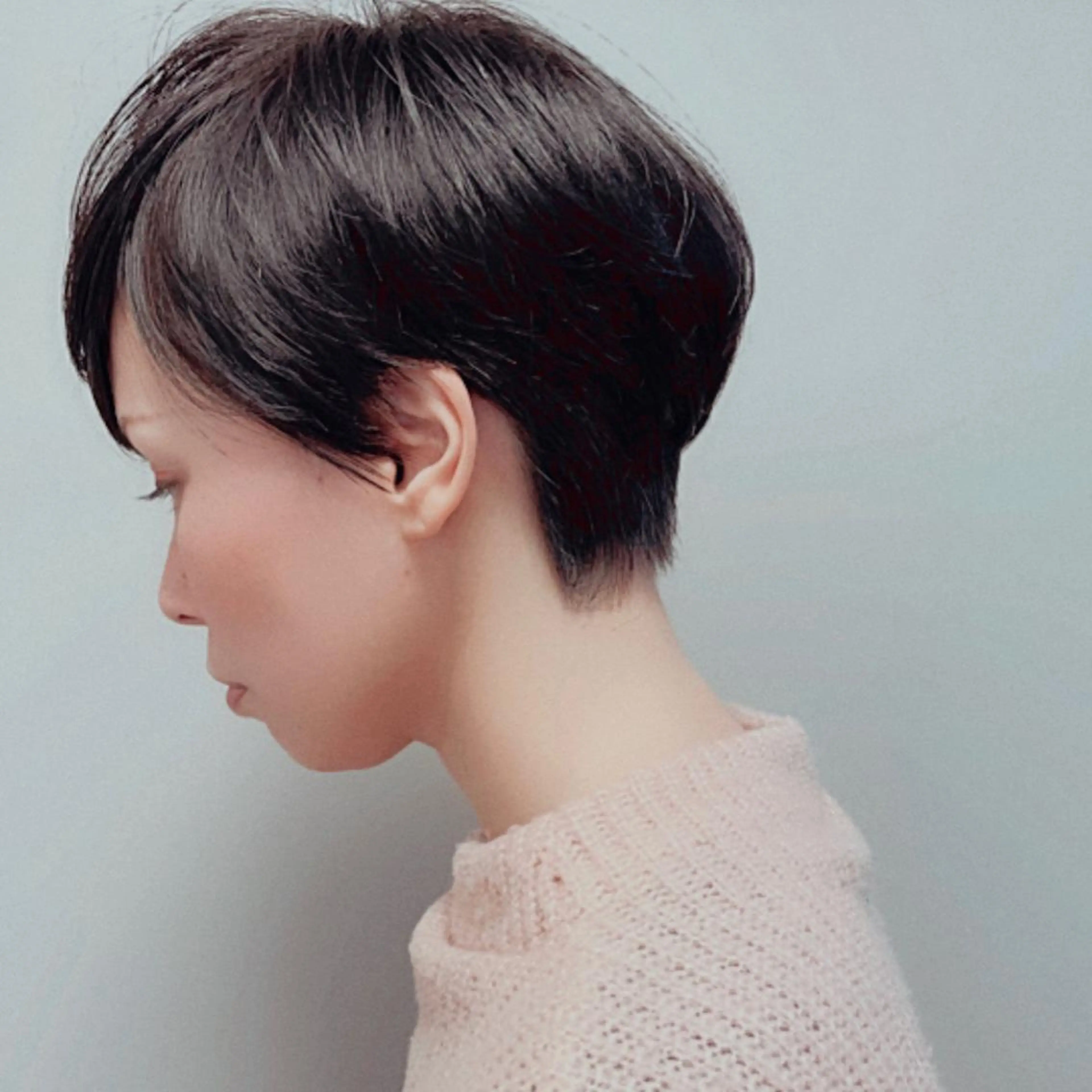 ショート ショートヘア HARUNA🤍 色持ち良いツヤ髪のヘアスタイル