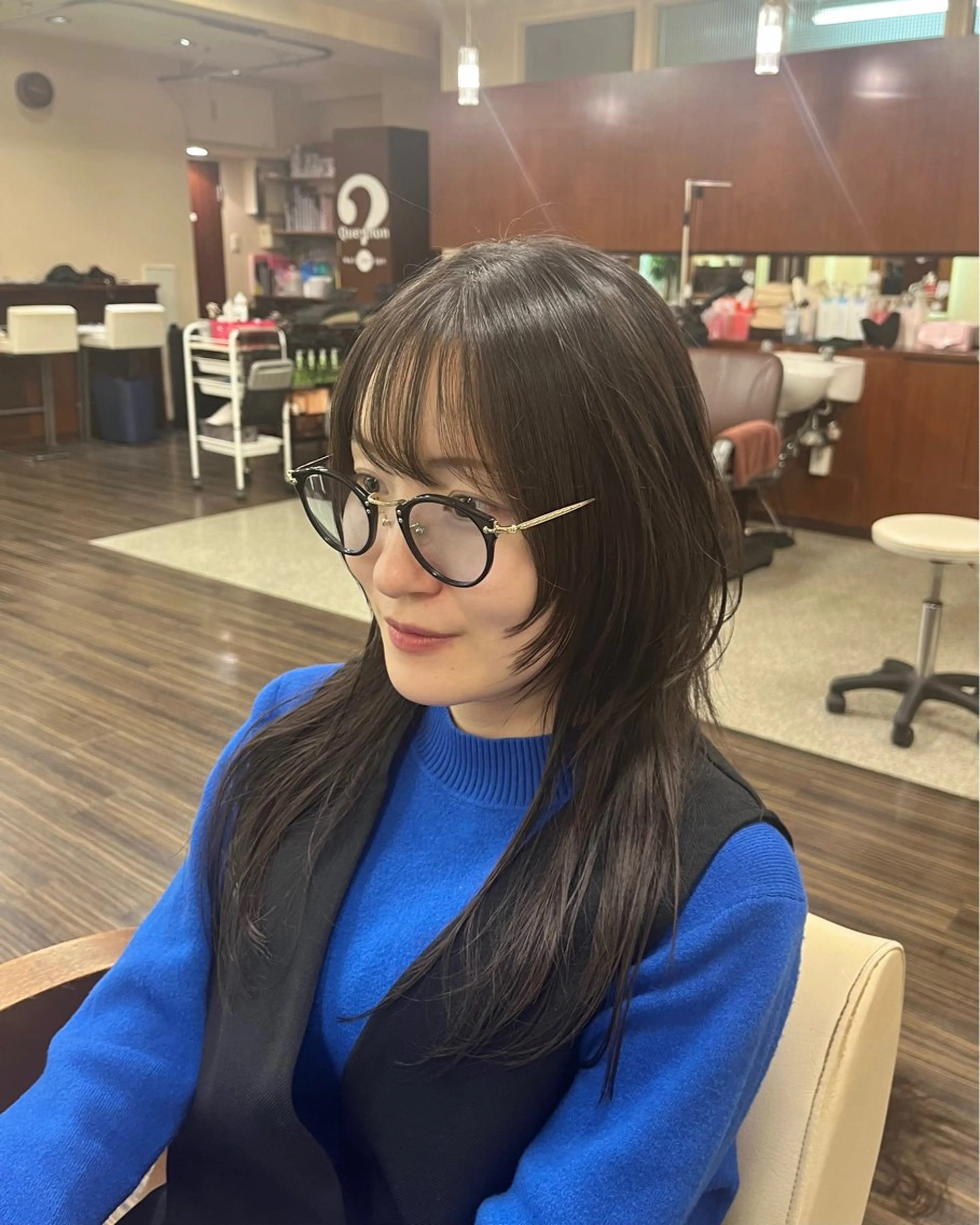 セミロング 💎森 ハリス誠一💎のヘアスタイル