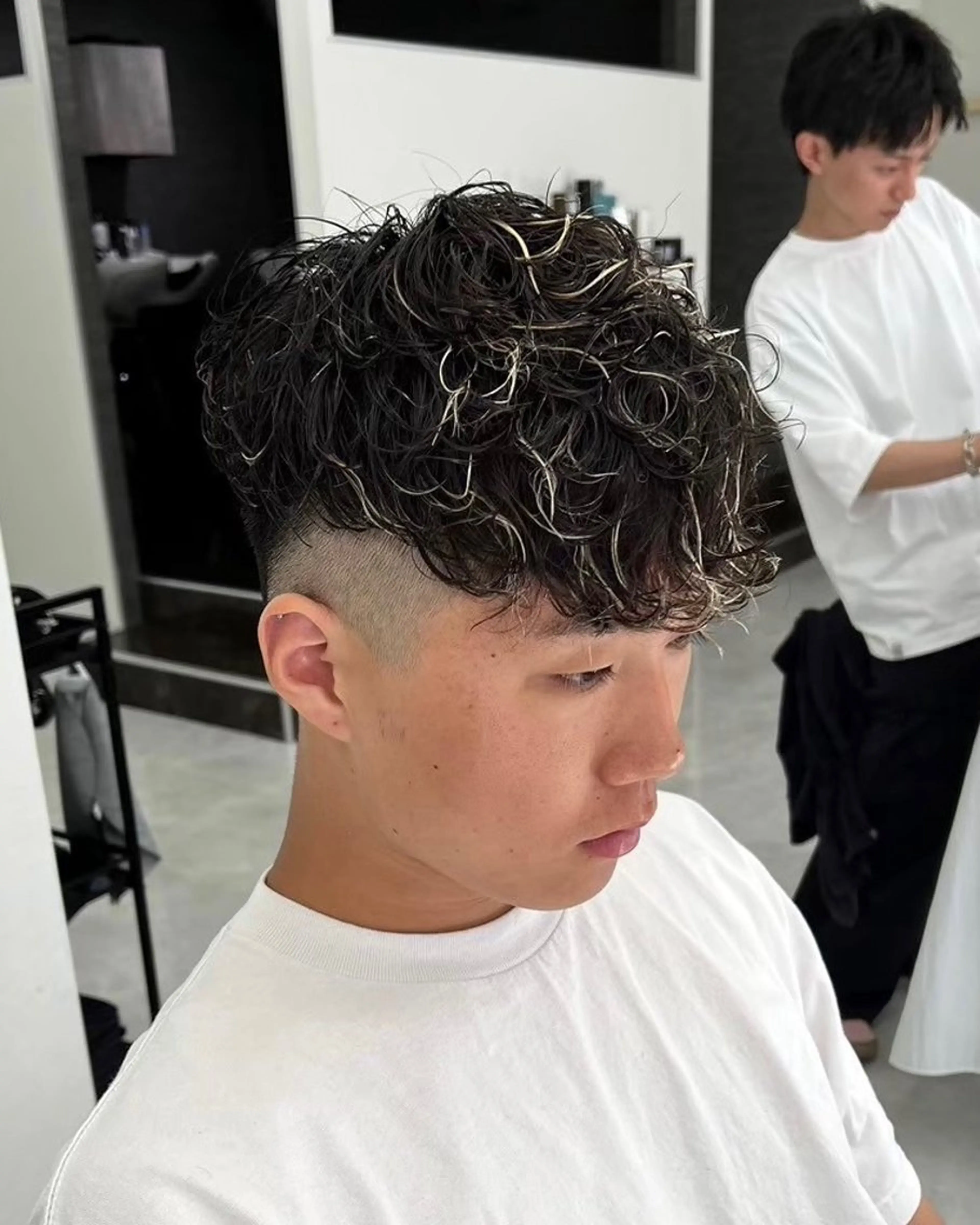 パーマ メンズ カット パーマ 👑メンズ/縮毛/ 小島桐弥👑のヘアスタイル