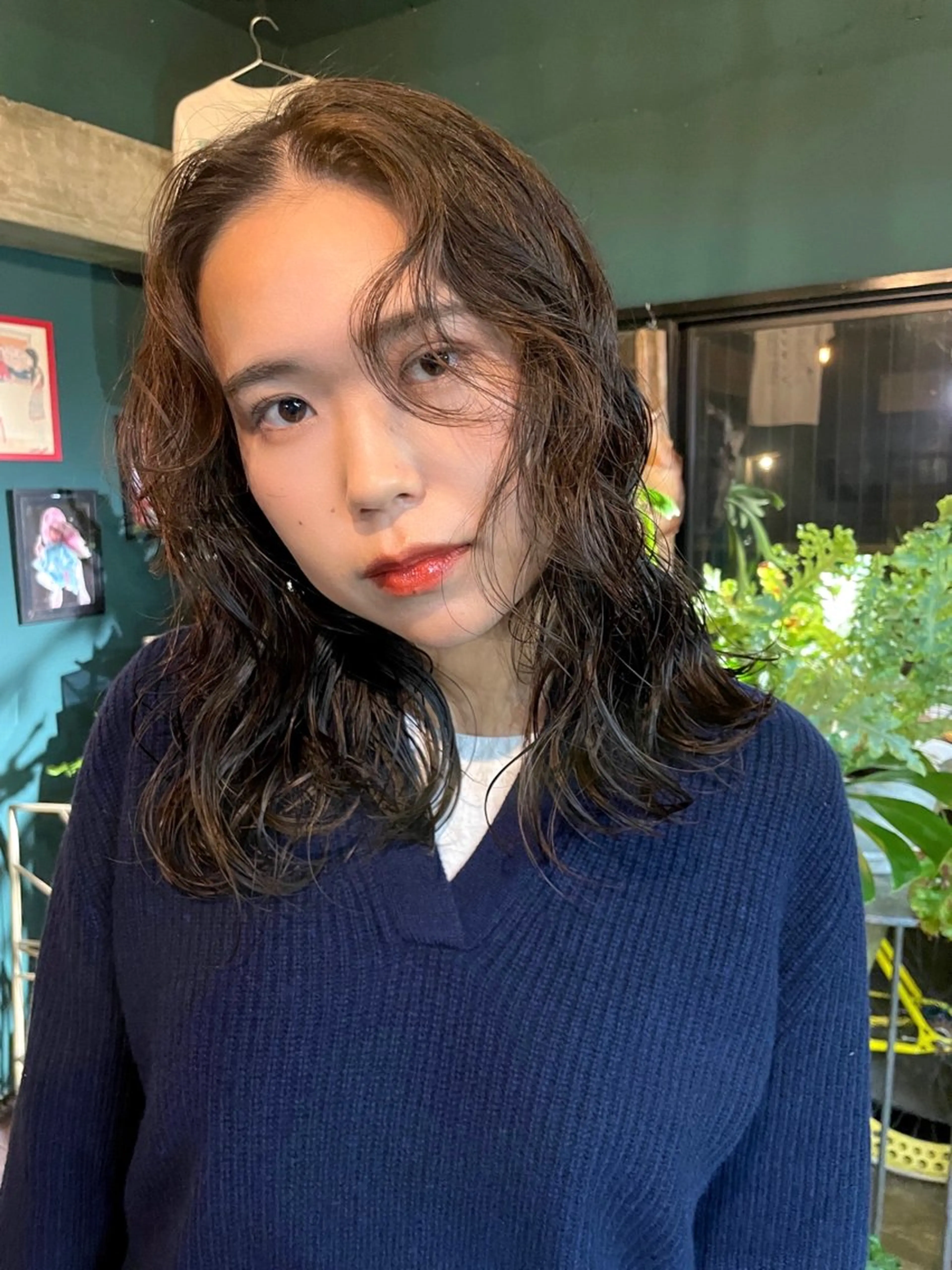 ミディアム カット パーマ トリートメント vivre libre所属・vivre libreのヘアスタイル