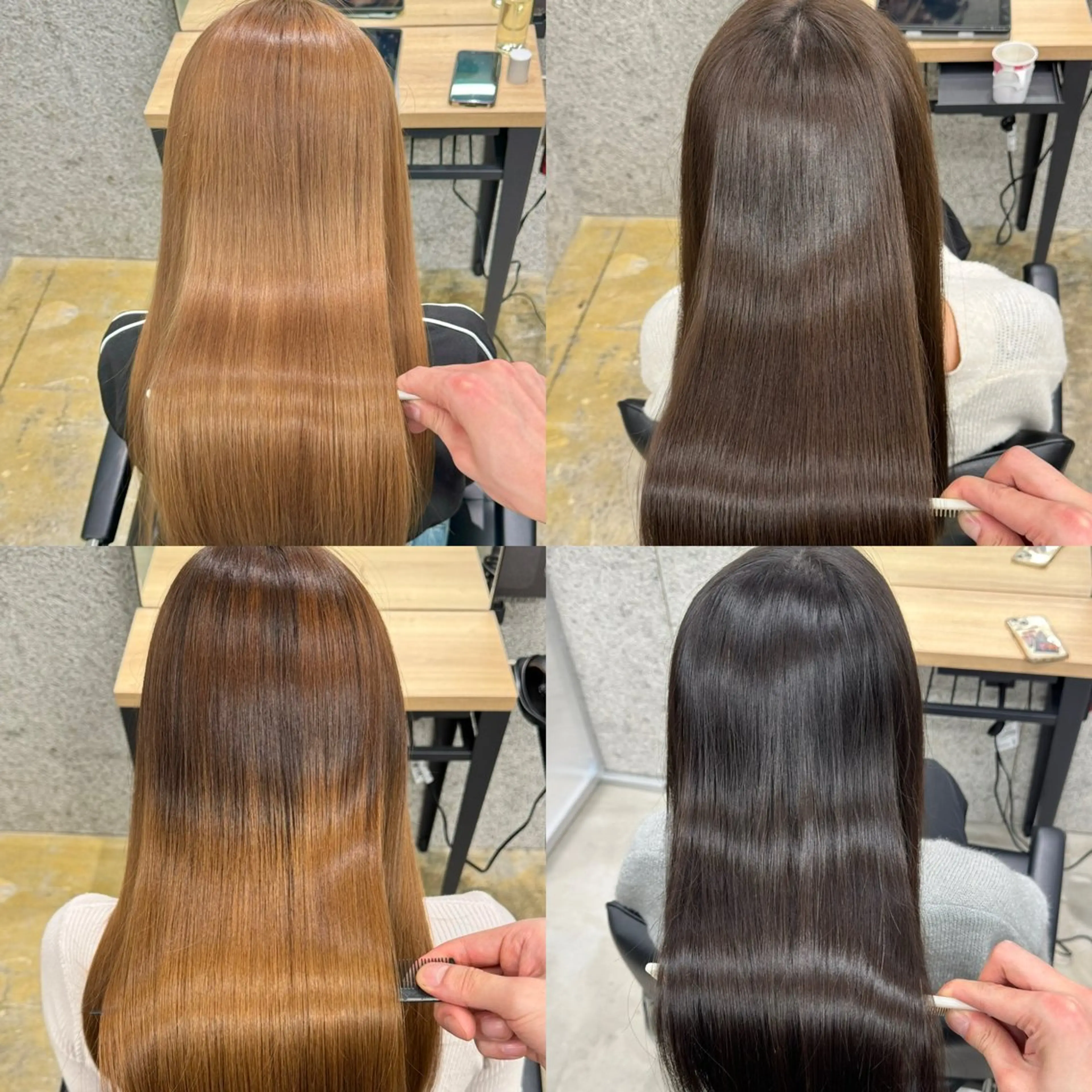 ロング カット ヘアカラー 縮毛矯正 トリートメント WERULE pivot cross店所属・髪質改善/岡崎 亮のヘアスタイル