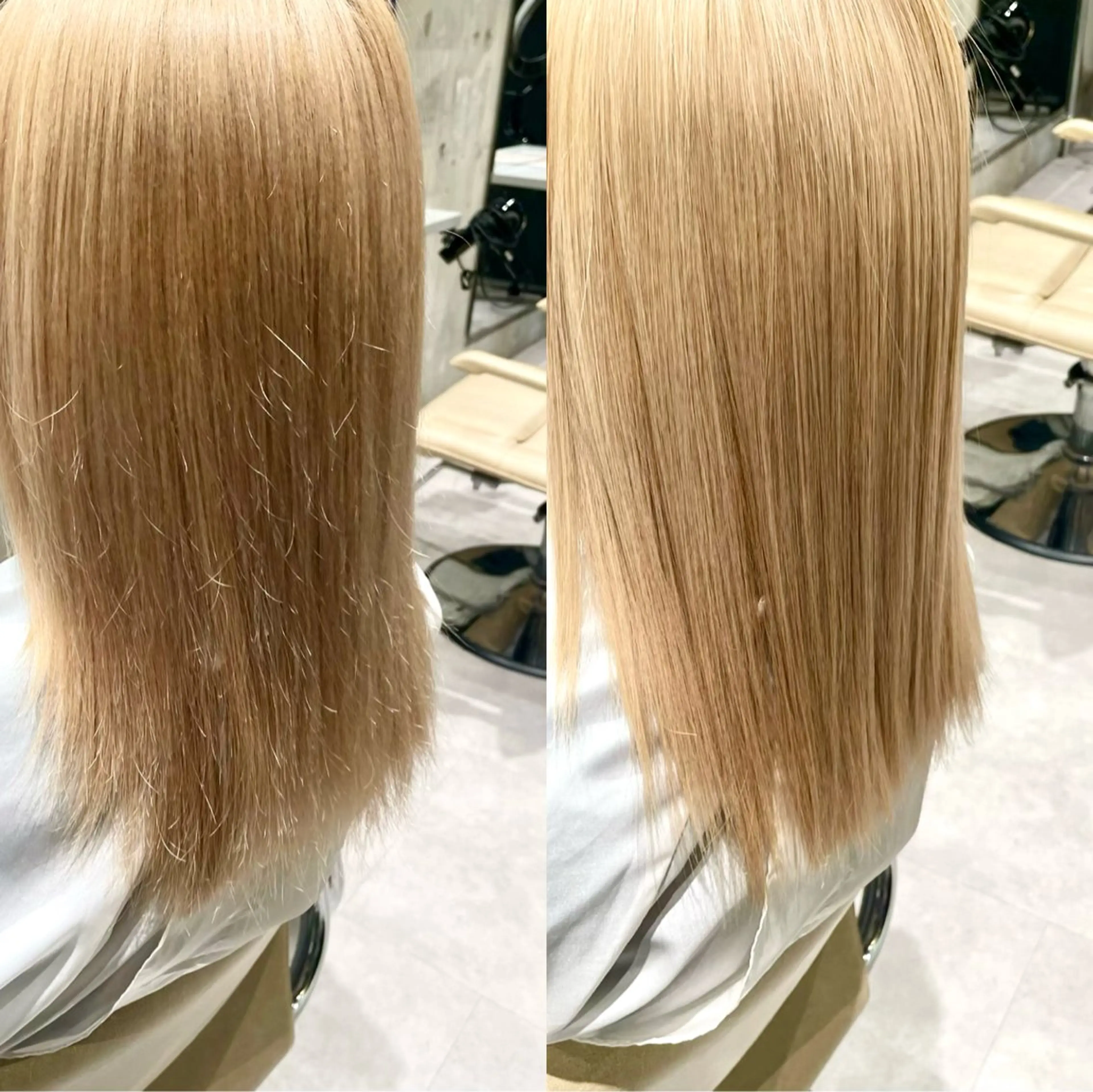 ロング 髪質改善 トリートメント iLi🫧kim ryongna🦋のヘアスタイル