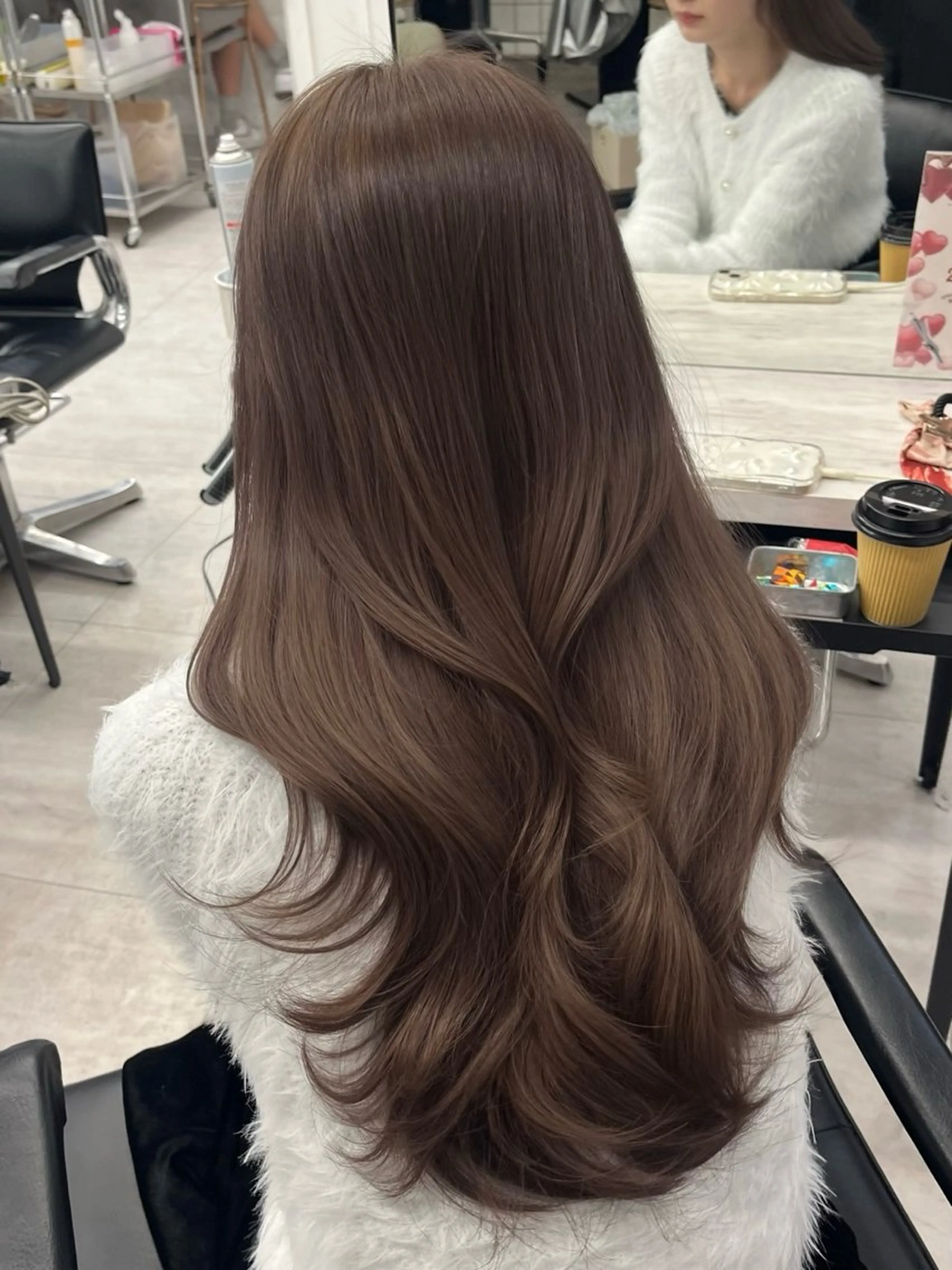 セミロング カラー パーマ ヘアアレンジ ブリーチ ケアブリーチ ダブルカラー ボブ 髪質改善 韓国ヘア×顔まわり 🇰🇷和知拓郎のヘアスタイル