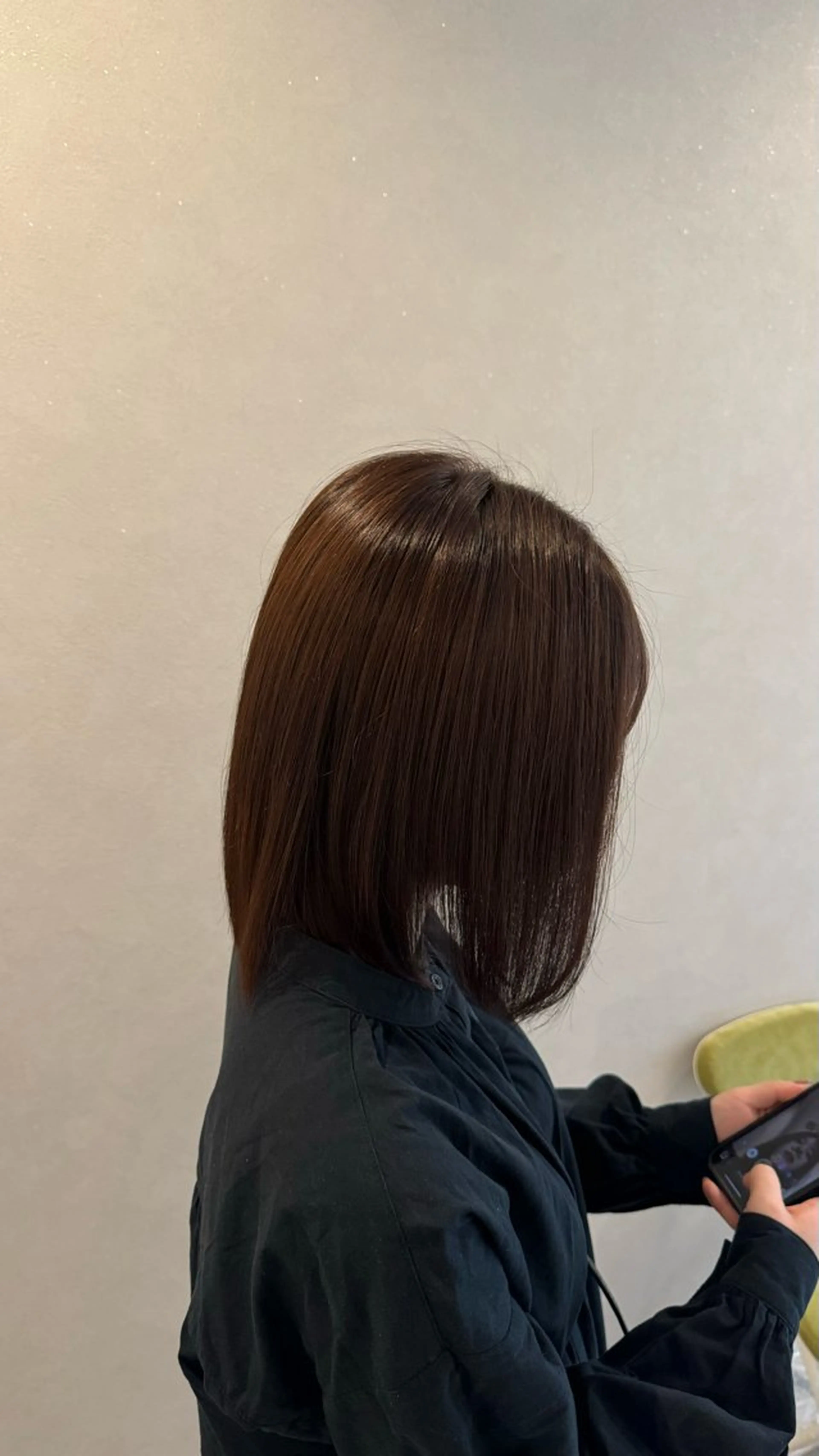 ミディアム カラー ブラウンカラー レッドカラー レッドブラウン Real me　京都 四条烏丸ドゥエ店所属・タナカ｜ 京都美容師のヘアスタイル