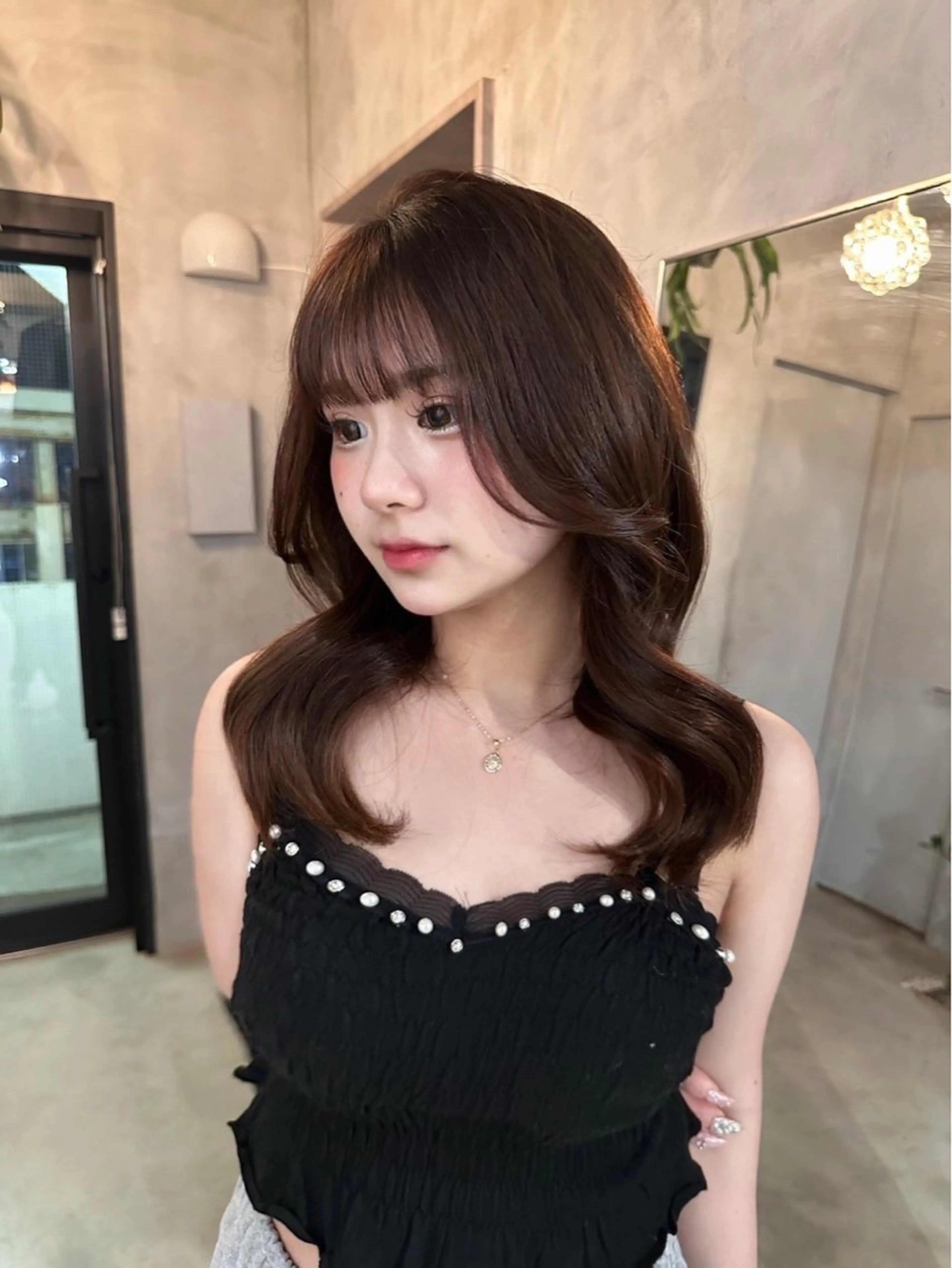 ロング カラー 上野/韓国hair 🤍MOEKA🤍のヘアスタイル