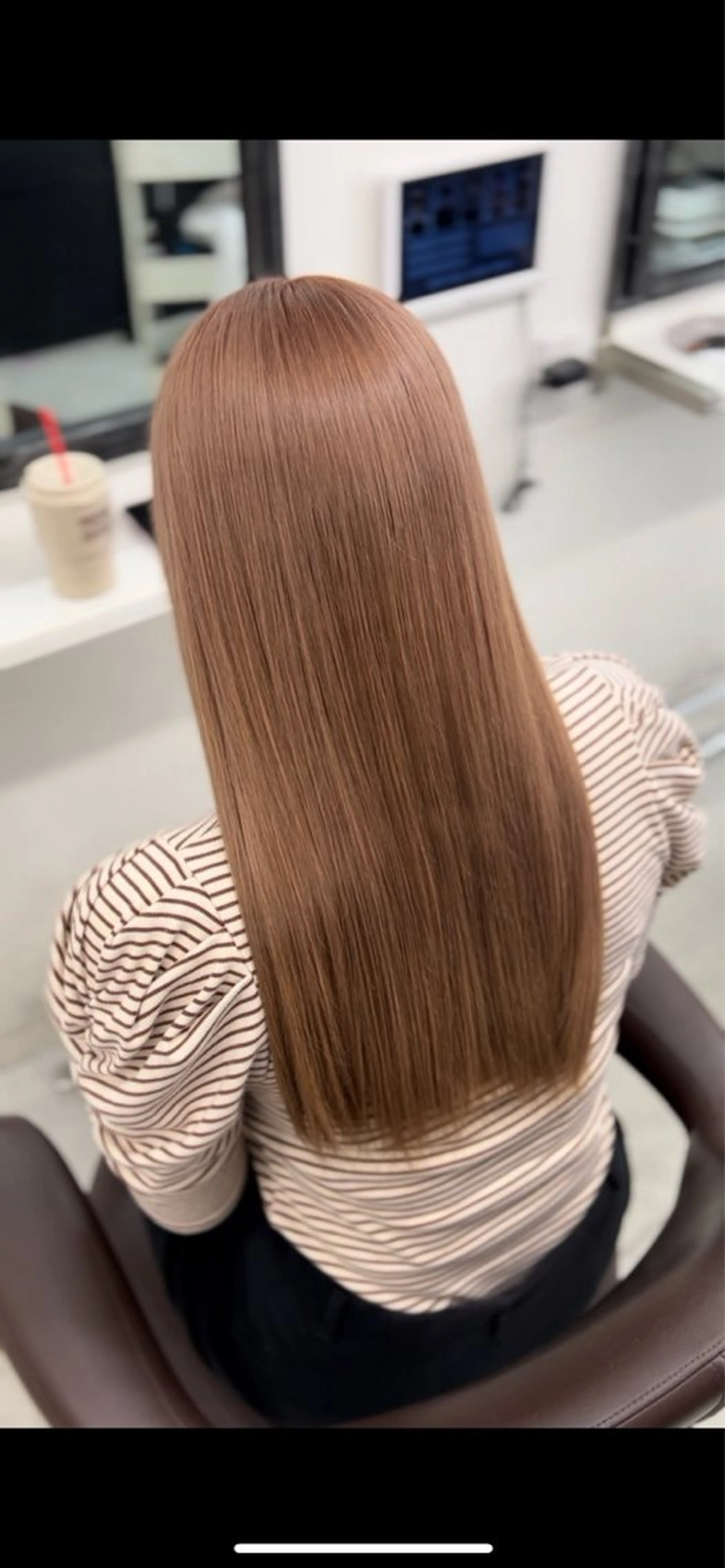 ロング 心斎橋/艶ハイトーン TIELシュン💘のヘアスタイル
