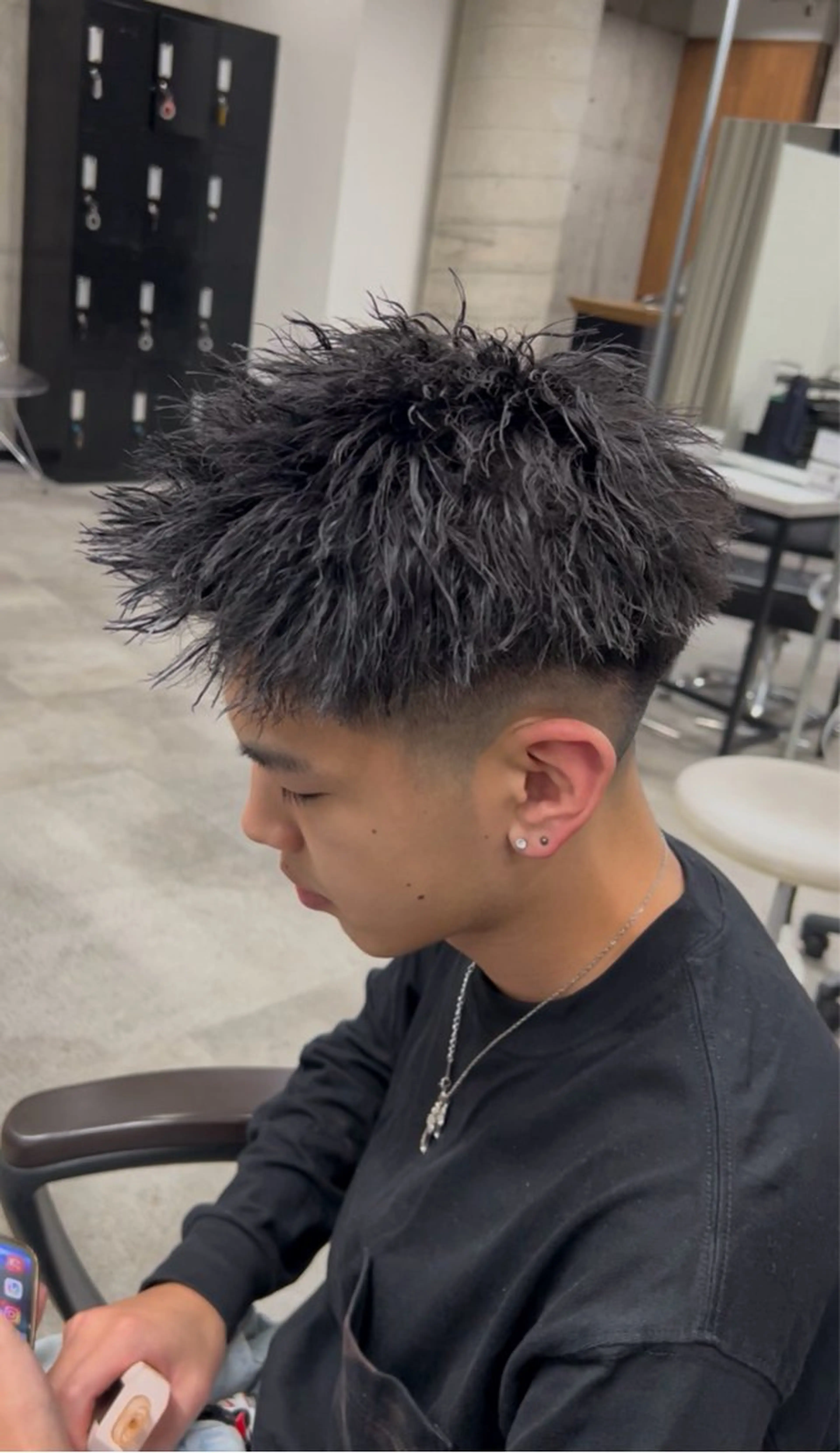 ショート カット パーマ era本店所属・笹尾 陸/era本店 メンズ短髪系美容師のヘアスタイル