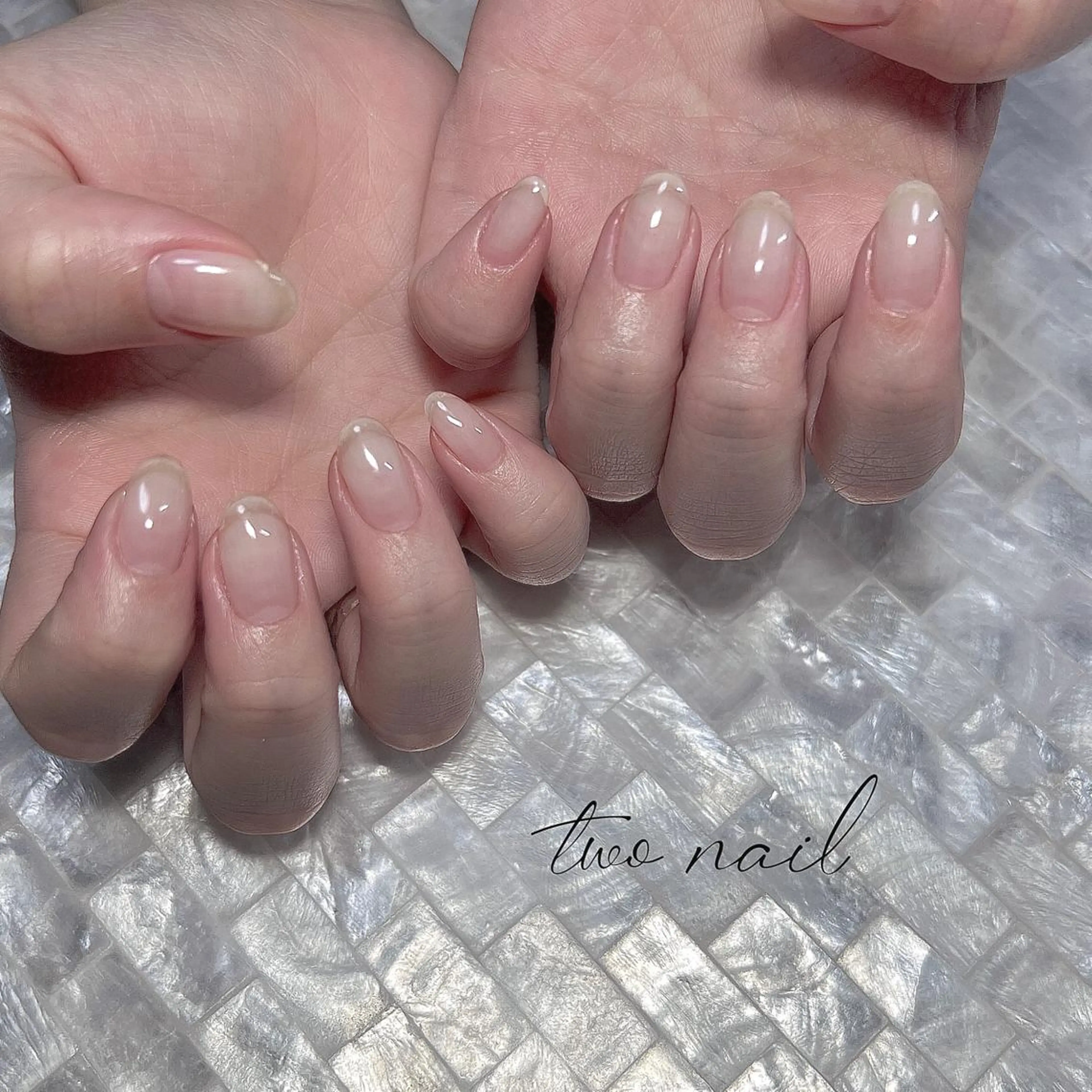 ネイル アートネイル フットネイル ハート ニュアンスネイル オフィスネイル ハンドネイル two nailのネイルデザイン