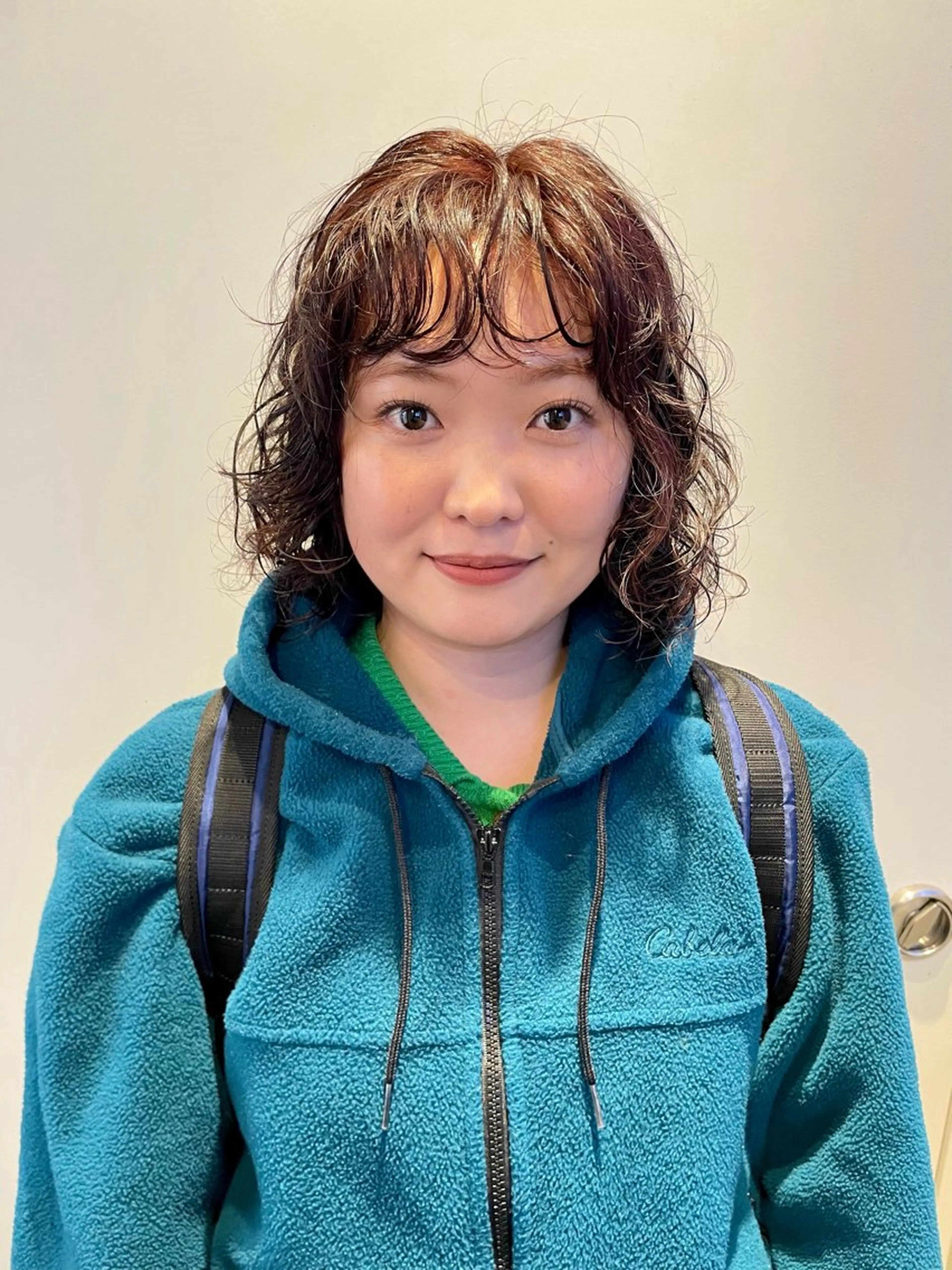 ミディアム カラー パーマ カット ヘアカラー パーマ トリートメント Toiro 横浜所属・🎀レイヤー/パーマ カラー/ai🎀のヘアスタイル