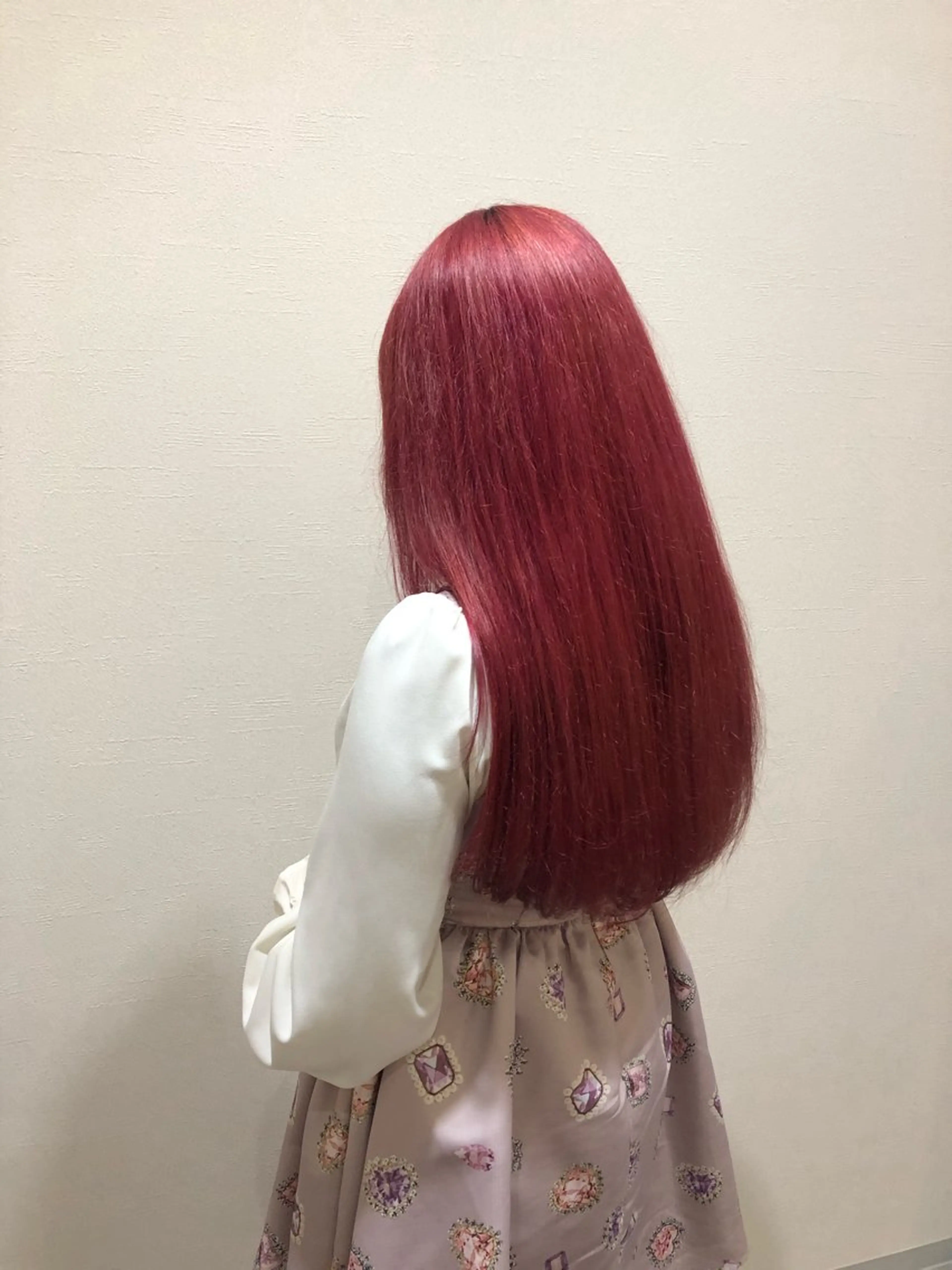 カラー ブリーチ ローズカラー ヘアカラー トリートメント SUGAR/ソウ モデル募集中‼︎のヘアスタイル
