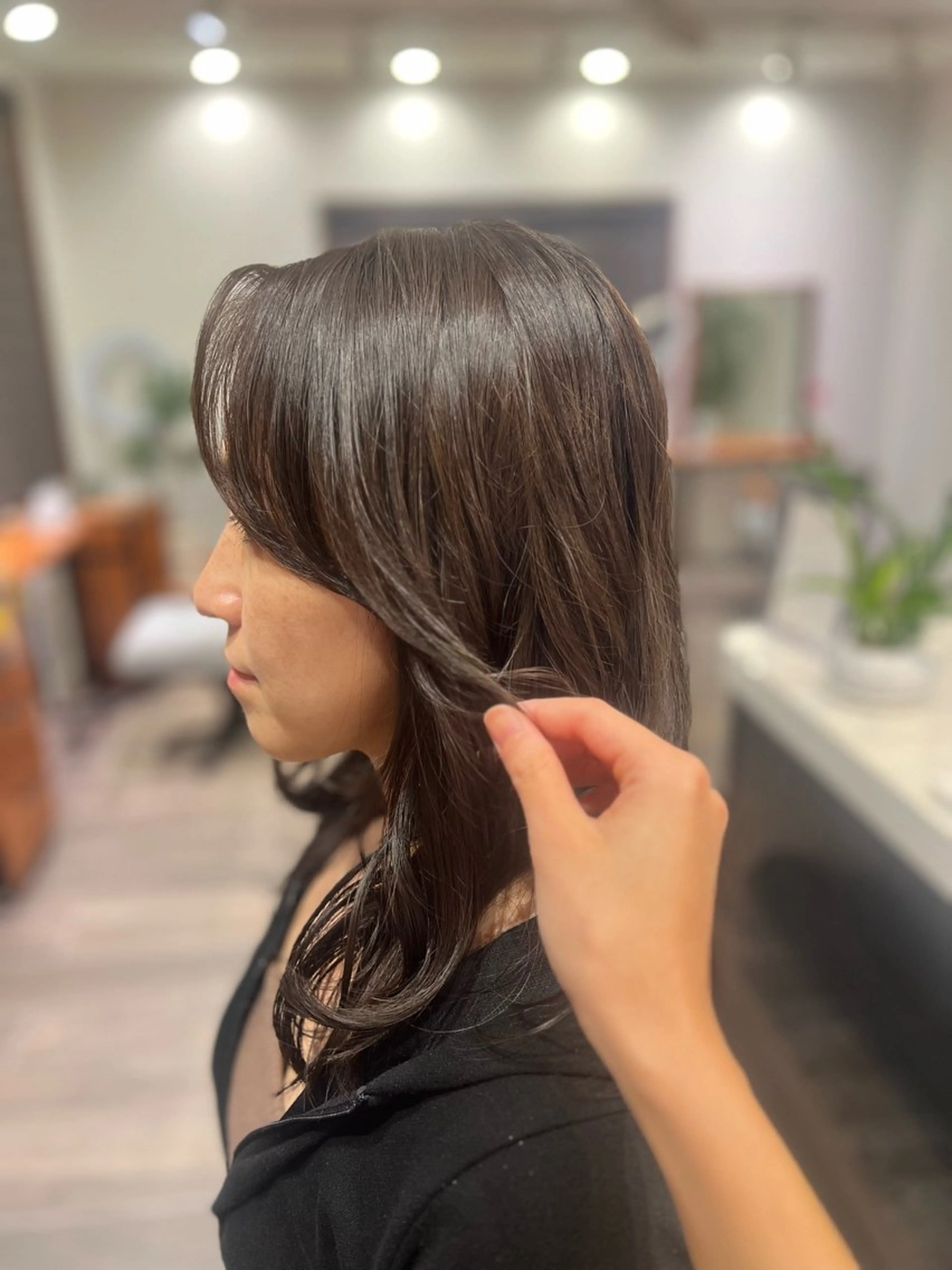 ミディアム カット shampoo hair salon所属・🫧レイヤー/透明感 カラー/Ryukaのヘアスタイル