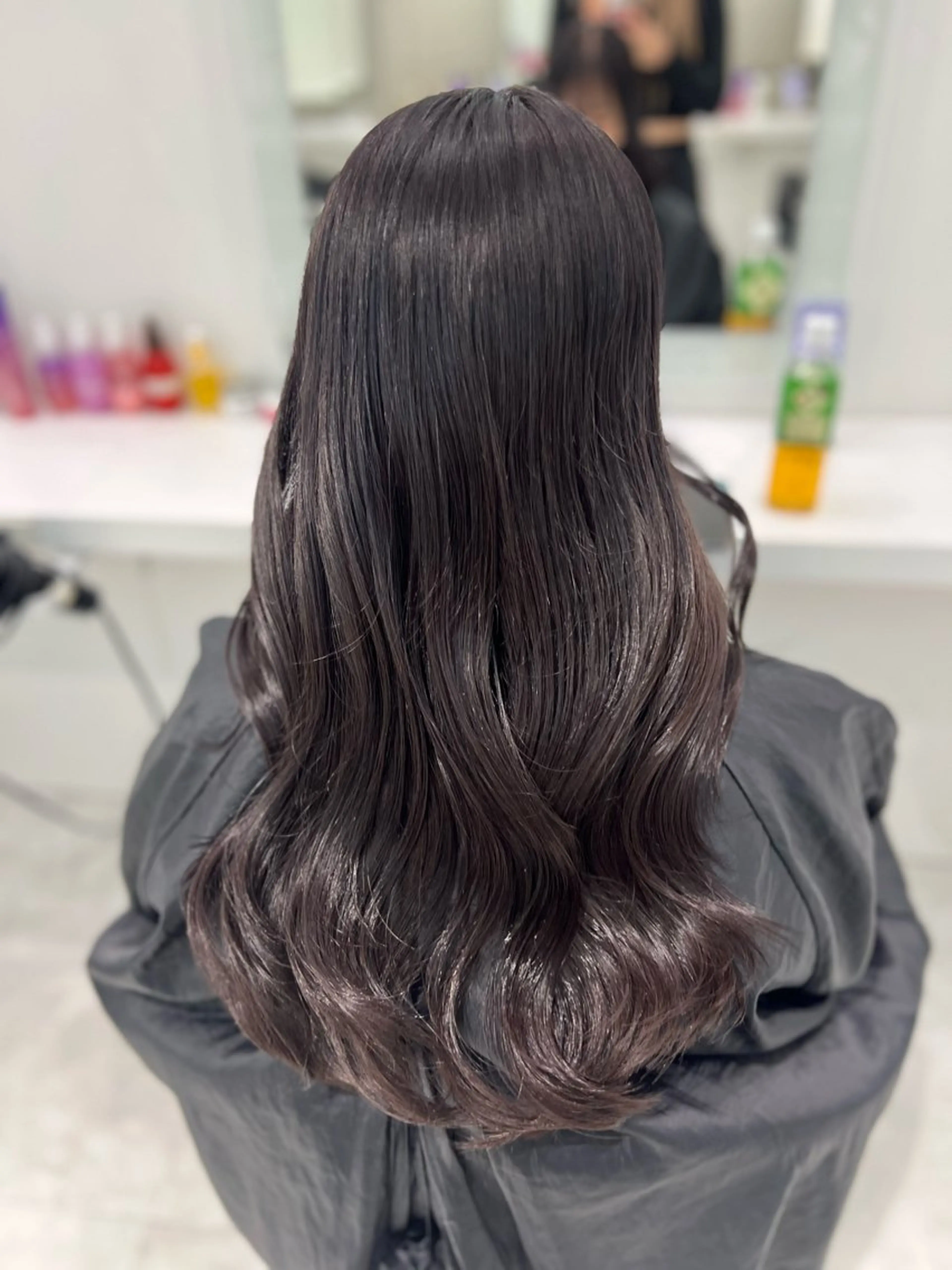 ロング カラー ブリーチ ダブルカラー ラベンダーカラー ブリーチなしカラー ヘアカラー 💖SAE💖 銀座美容師のヘアスタイル