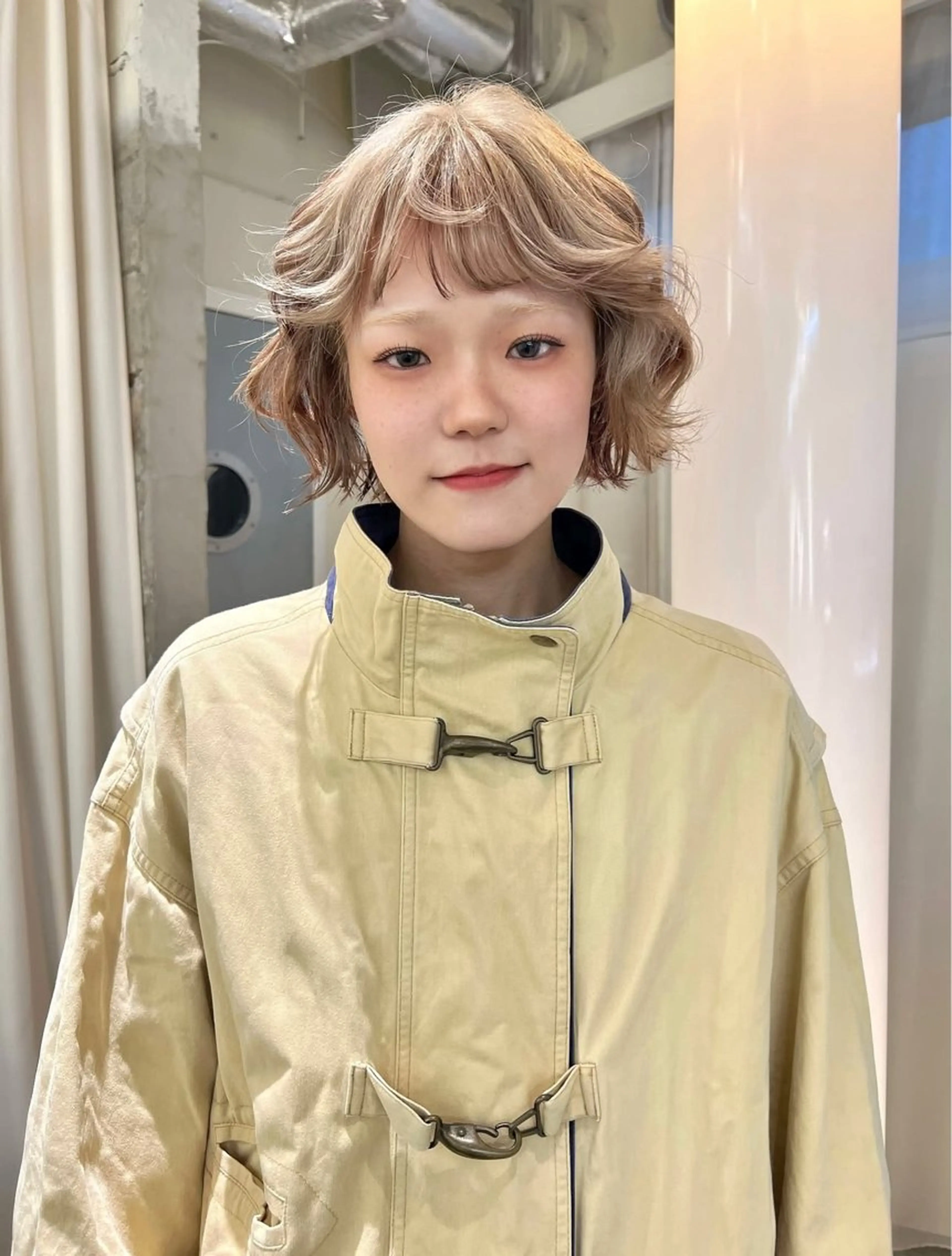 ミディアム カラー カット ヘアカラー haco＋所属・圧倒的デザイン力 店長🎨RENAのヘアスタイル