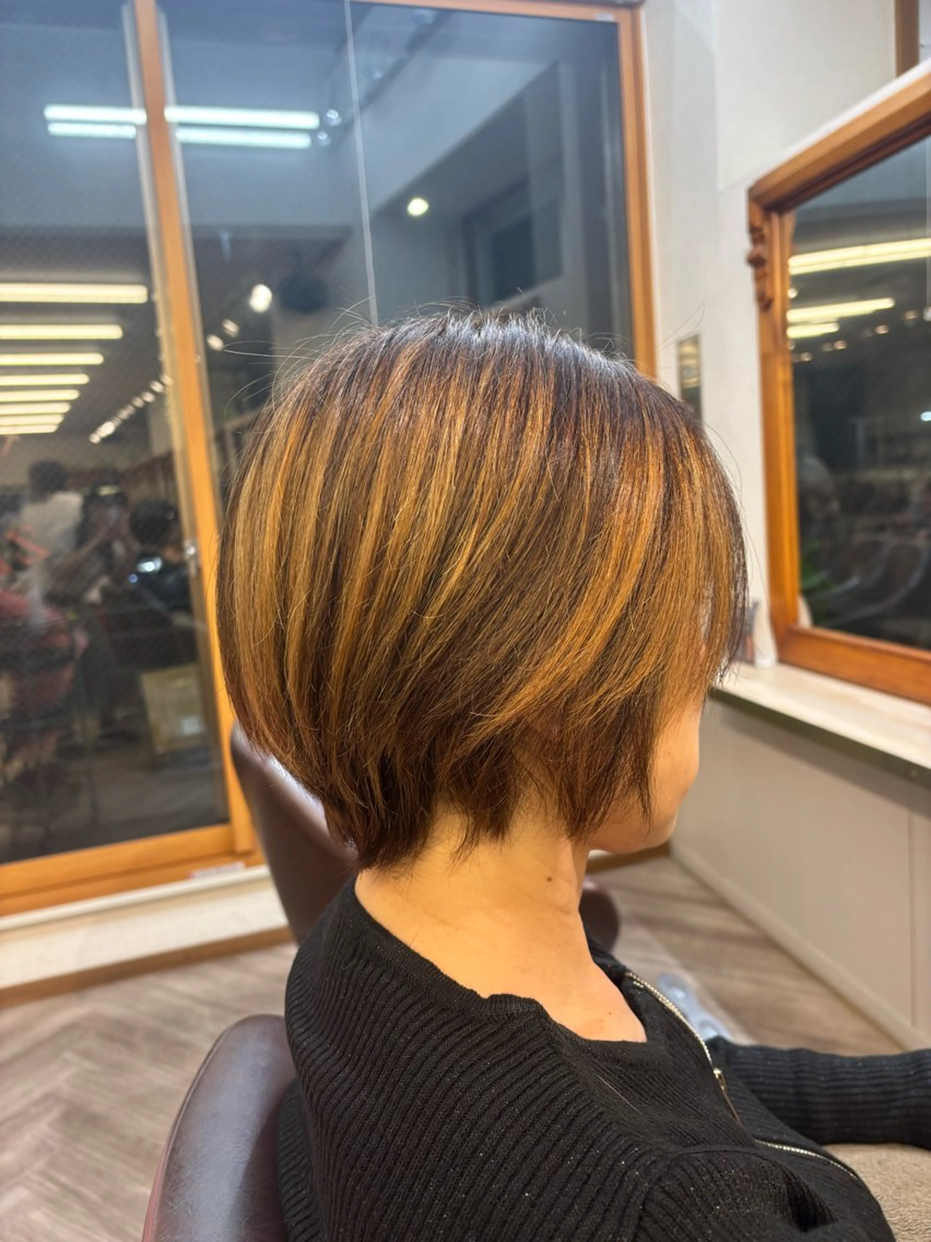 ショート 丸みショート ショートヘア ️🫧押上️🫧はな 🫧うる艶パーマのヘアスタイル